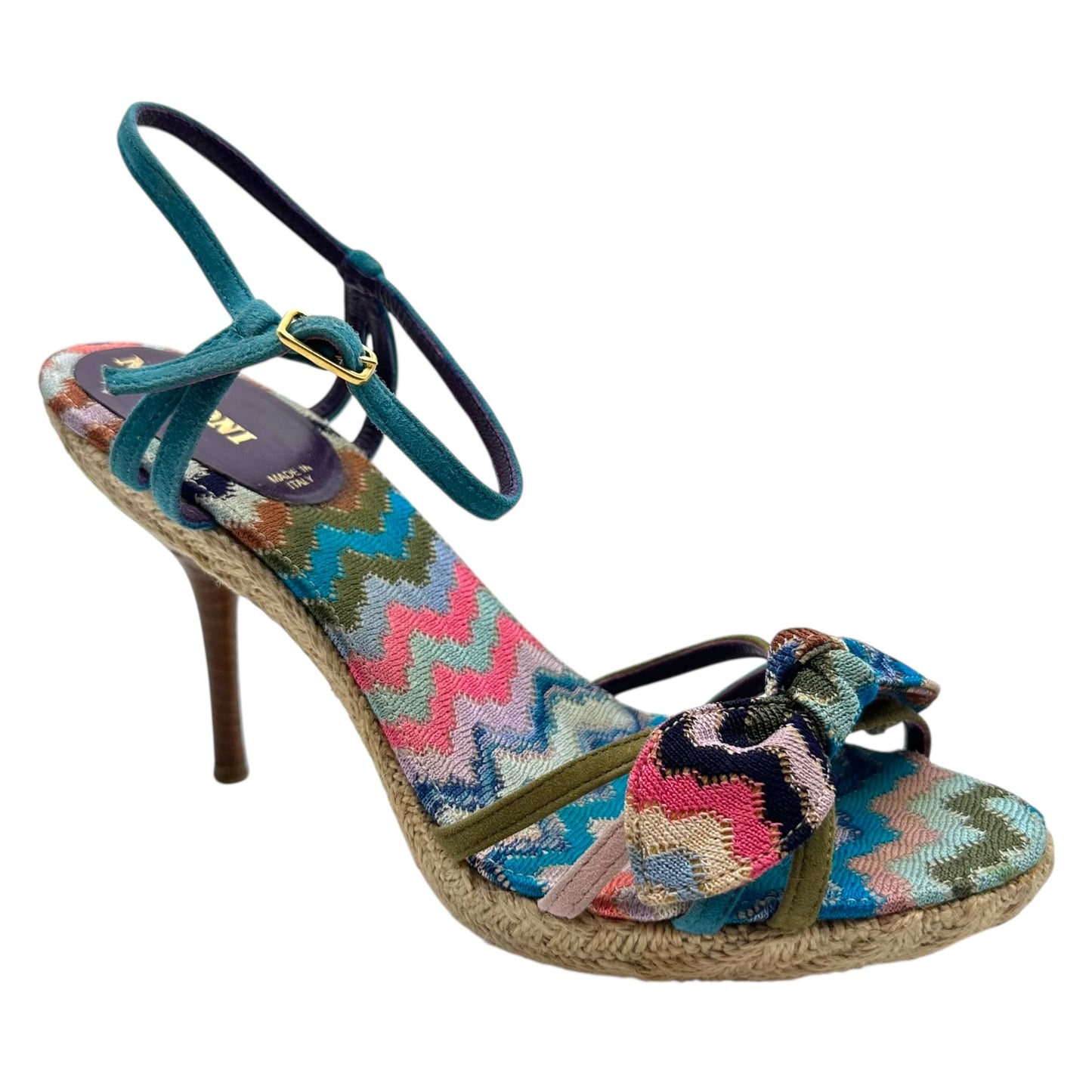 Missoni Multicolor Chevorn Esparille Heels