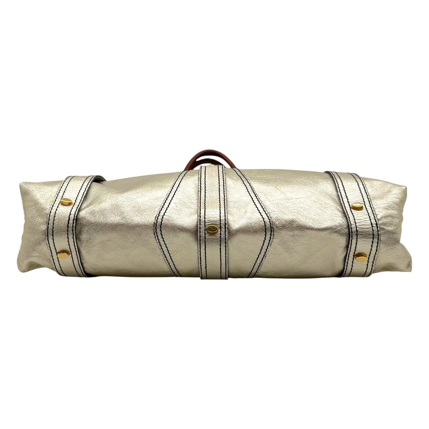 Valentino Garavani Metallic Crystal Embellished Large Shoulder Bag