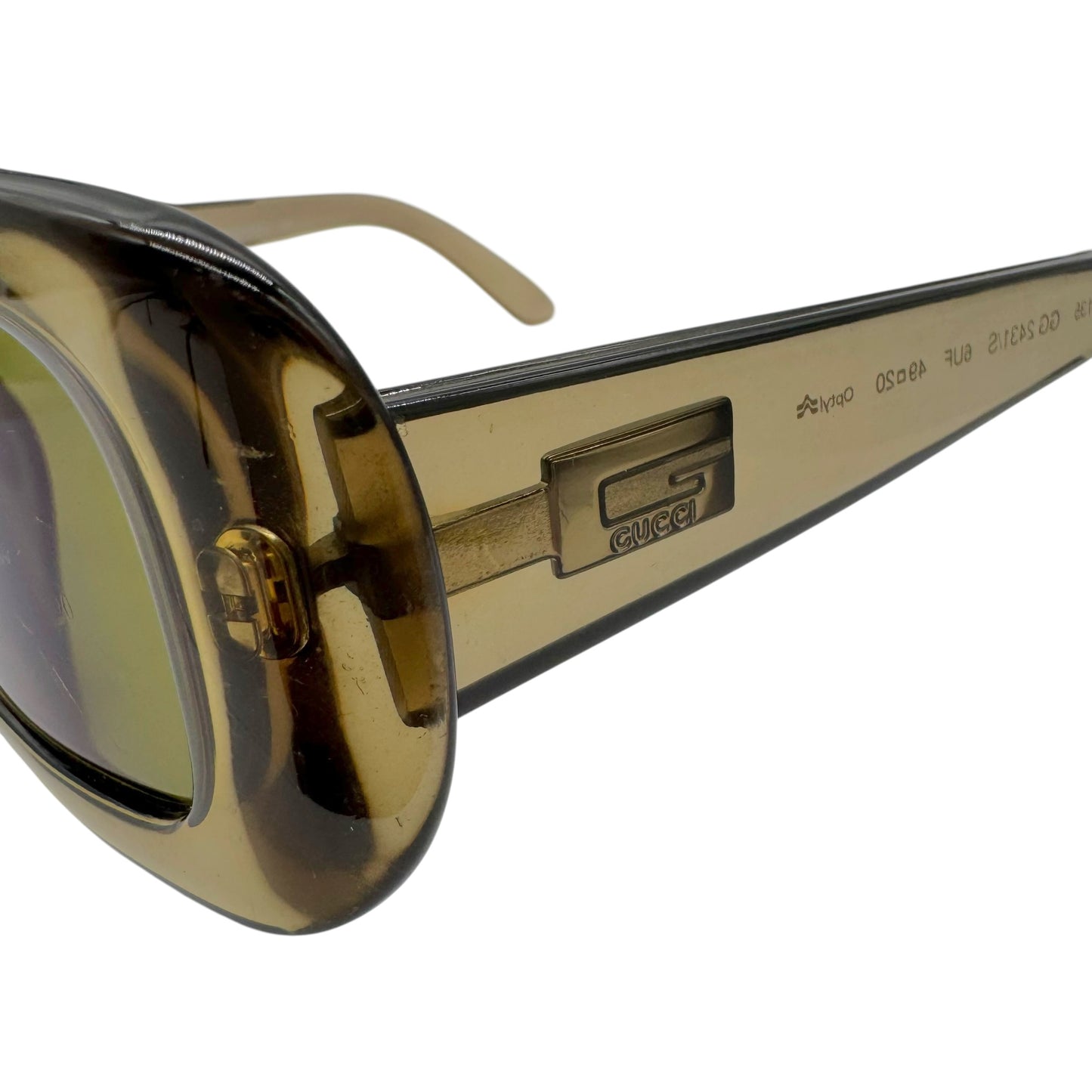 Gucci GG2431/S Khaki Green Rectangle Sunglasses