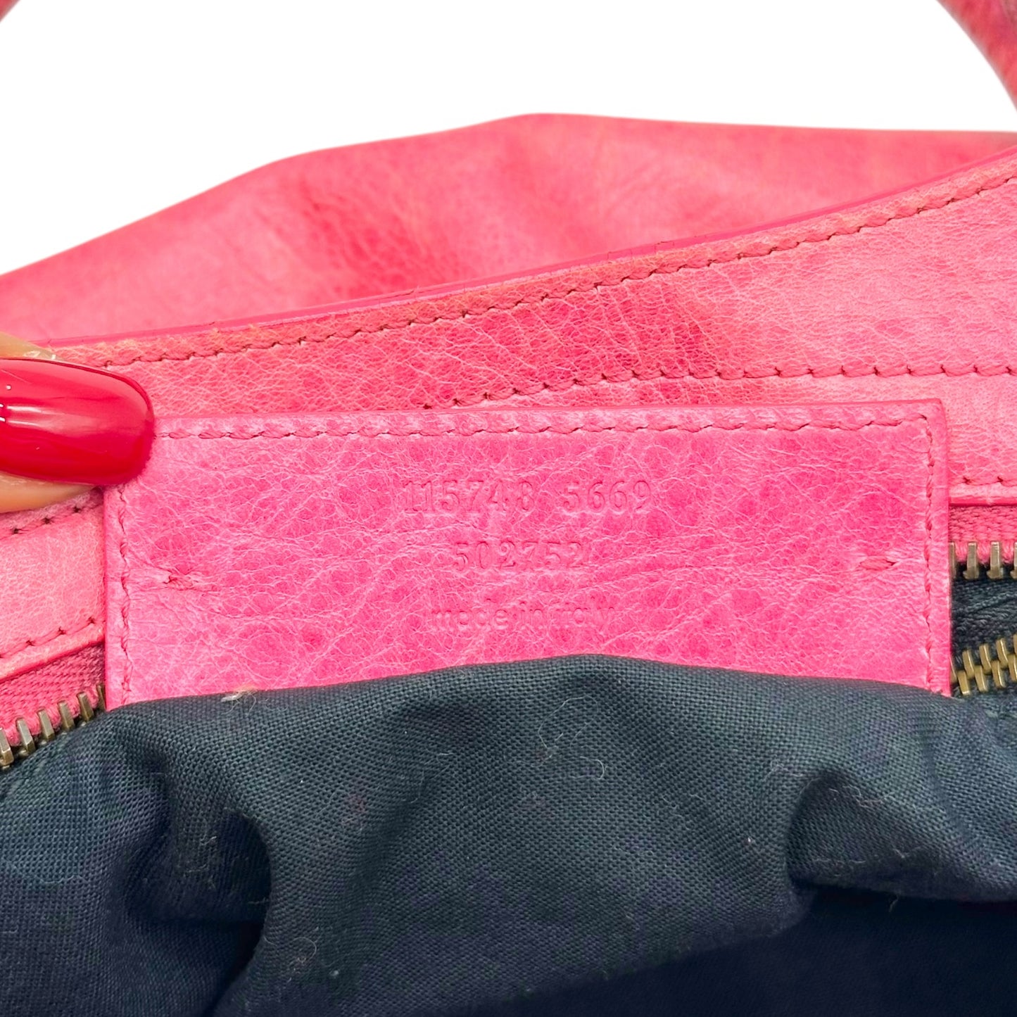 Balenciaga Hot Pink Leather City 2-Way Bag