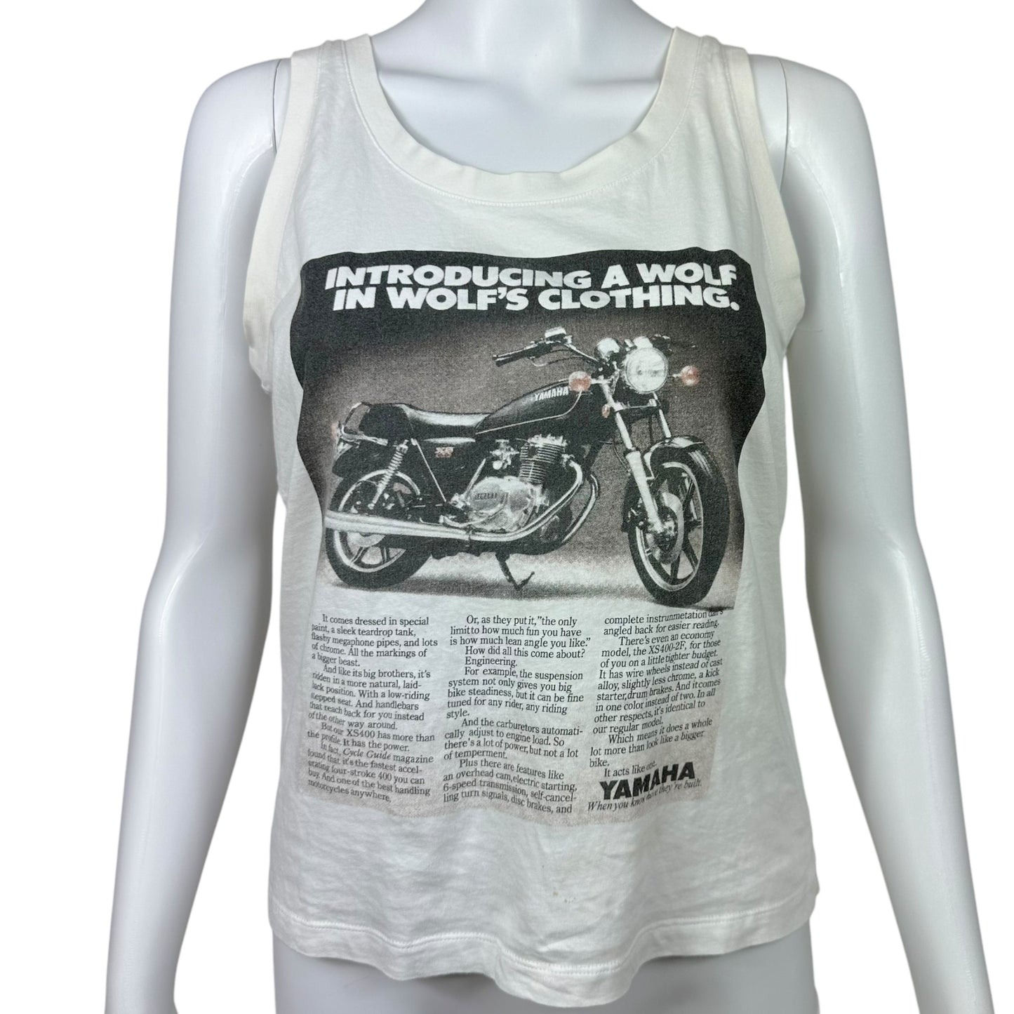 D&G Dolce & Gabbana Yamaha Motorcycle Graphic Tank