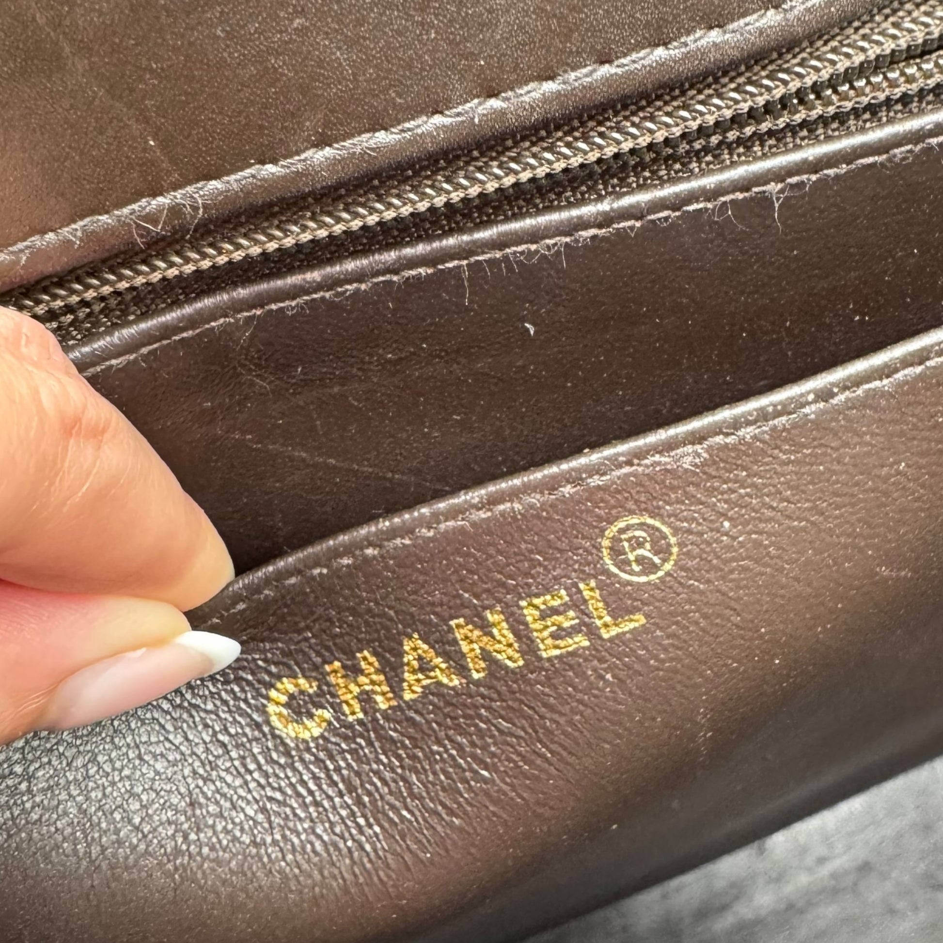Chanel Chocolate Brown Leather Quilted Top Handle Mini Tote - Outfit Repeater