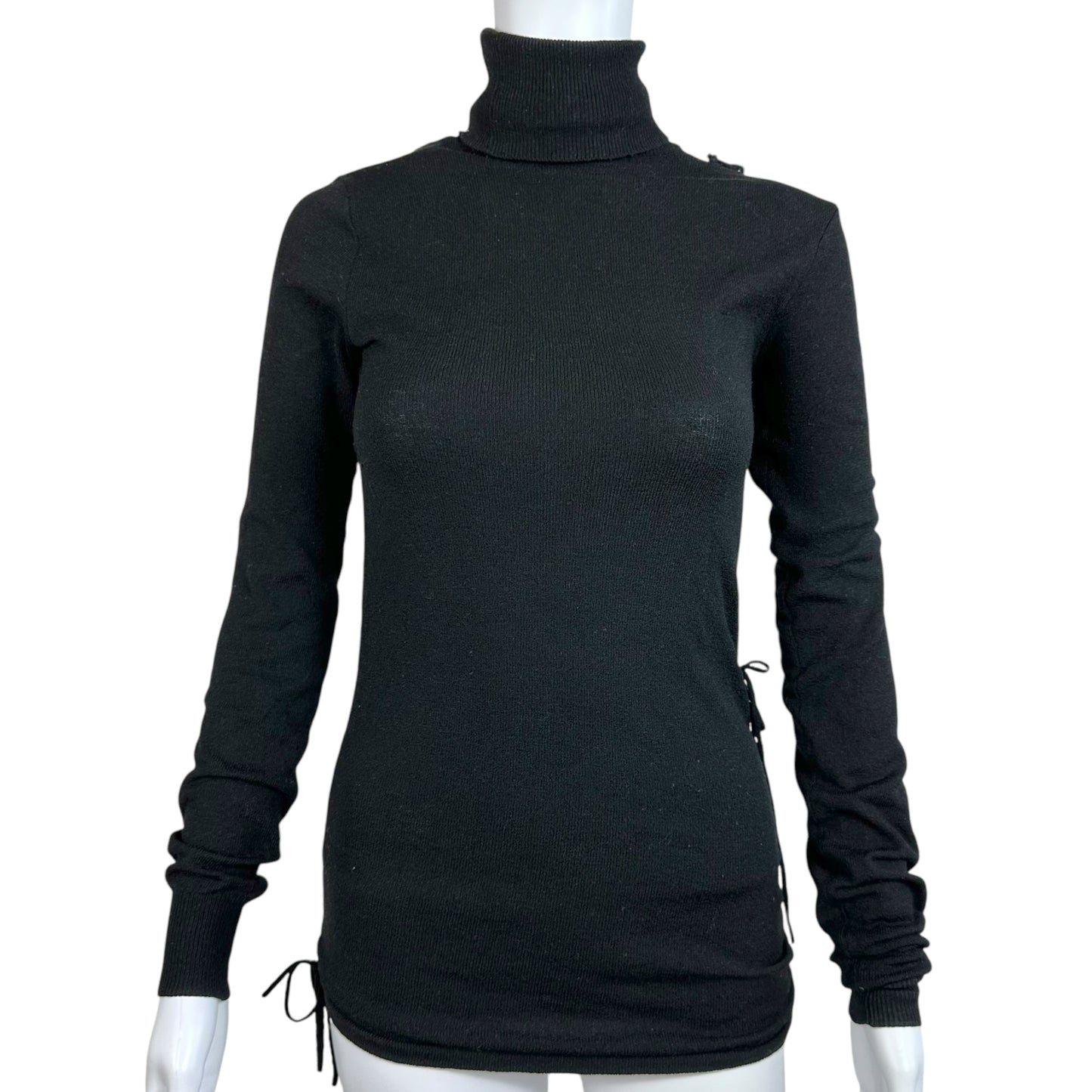Dolce & Gabbana Black Bow Embellished Turtleneck Sweater - Outfit Repeater