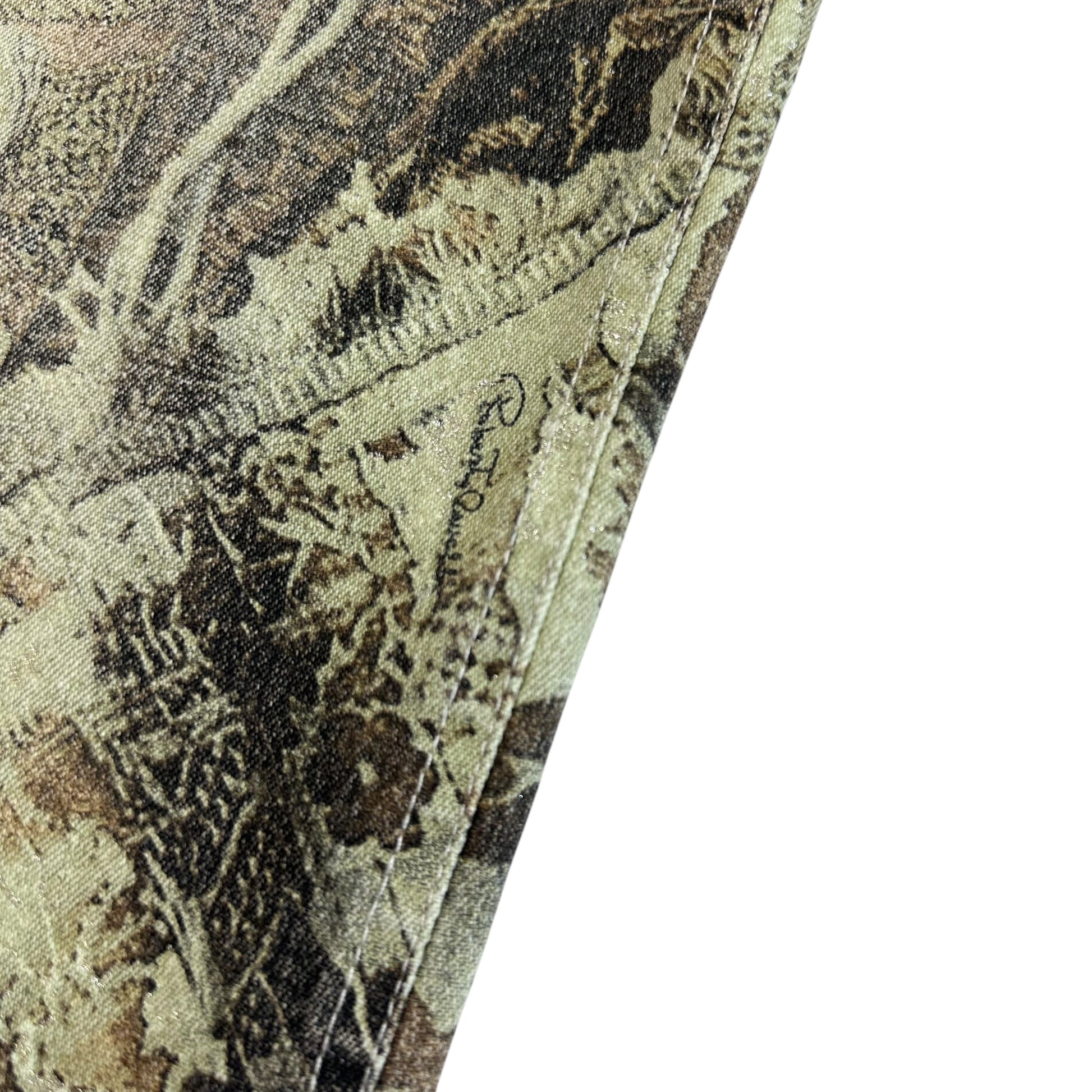 Roberto Cavalli Green Damask Printed Jeans - Outfit Repeater