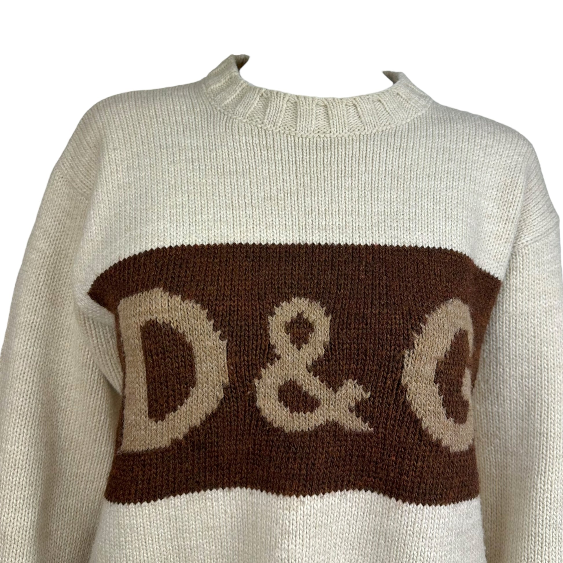 D&G Dolce & Gabbana Wool Logo Sweater - Outfit Repeater