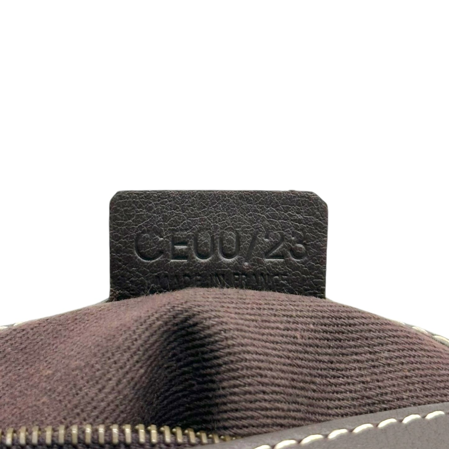 Celine Pochette Bag Tan Brown Triomphe Monogram