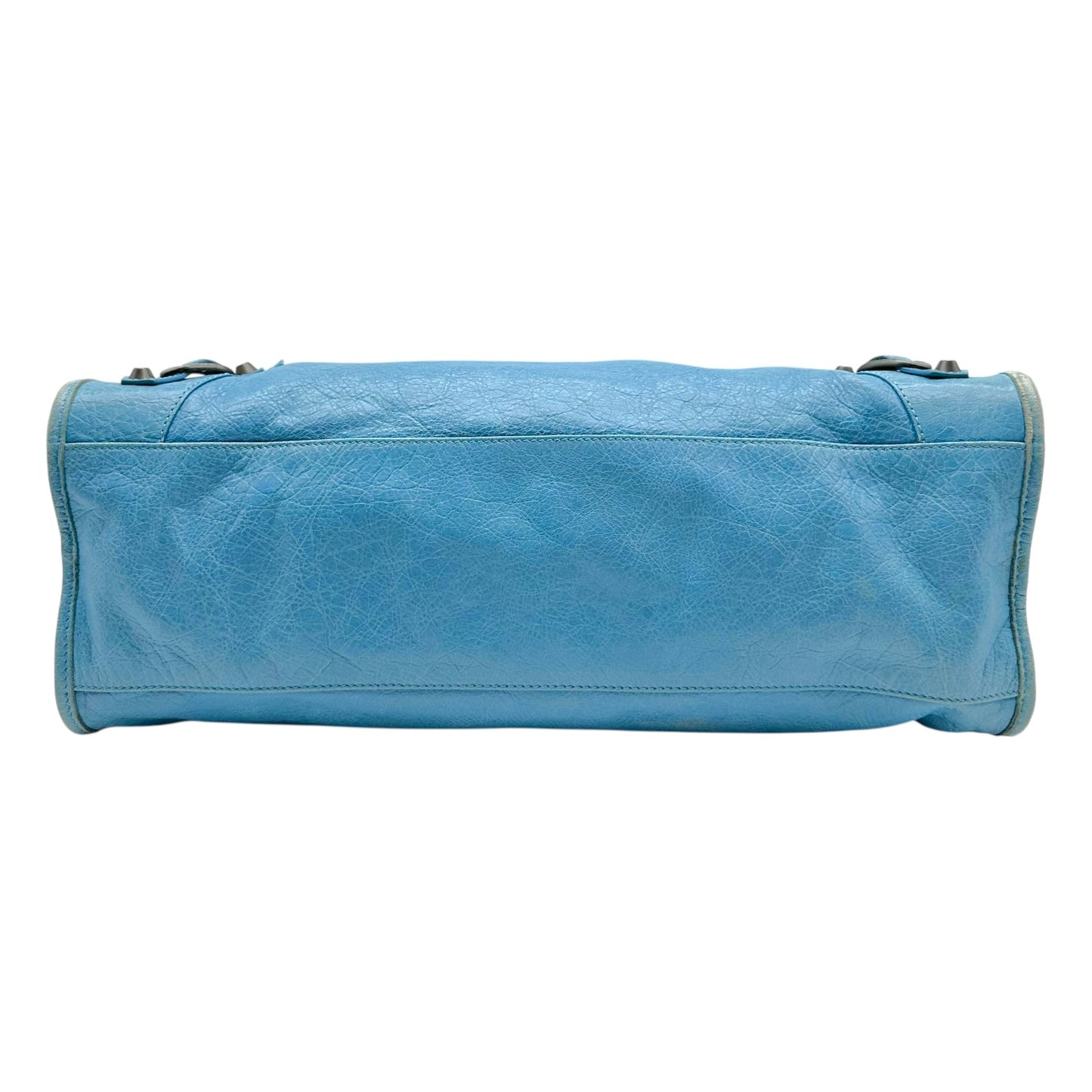 Balenciaga Bright Blue Leather Classic City Bag