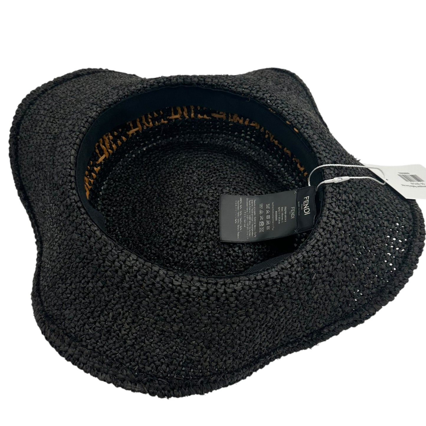 Fendi Zucca Monogram Raffia Sun Hat - Outfit Repeater