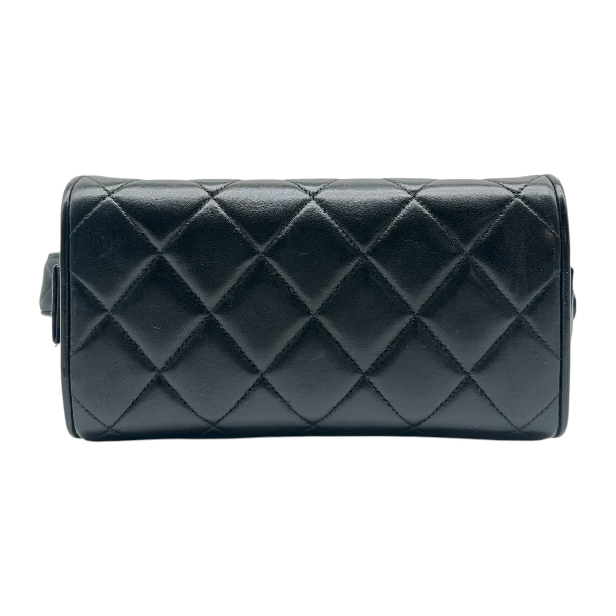 Chanel Black Quilted Lambskin Vanity Box Bag