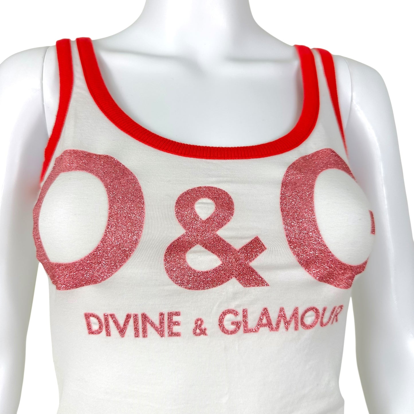 D&G Dolce & Gabbana Divine & Glamour Logo Tank - Outfit Repeater