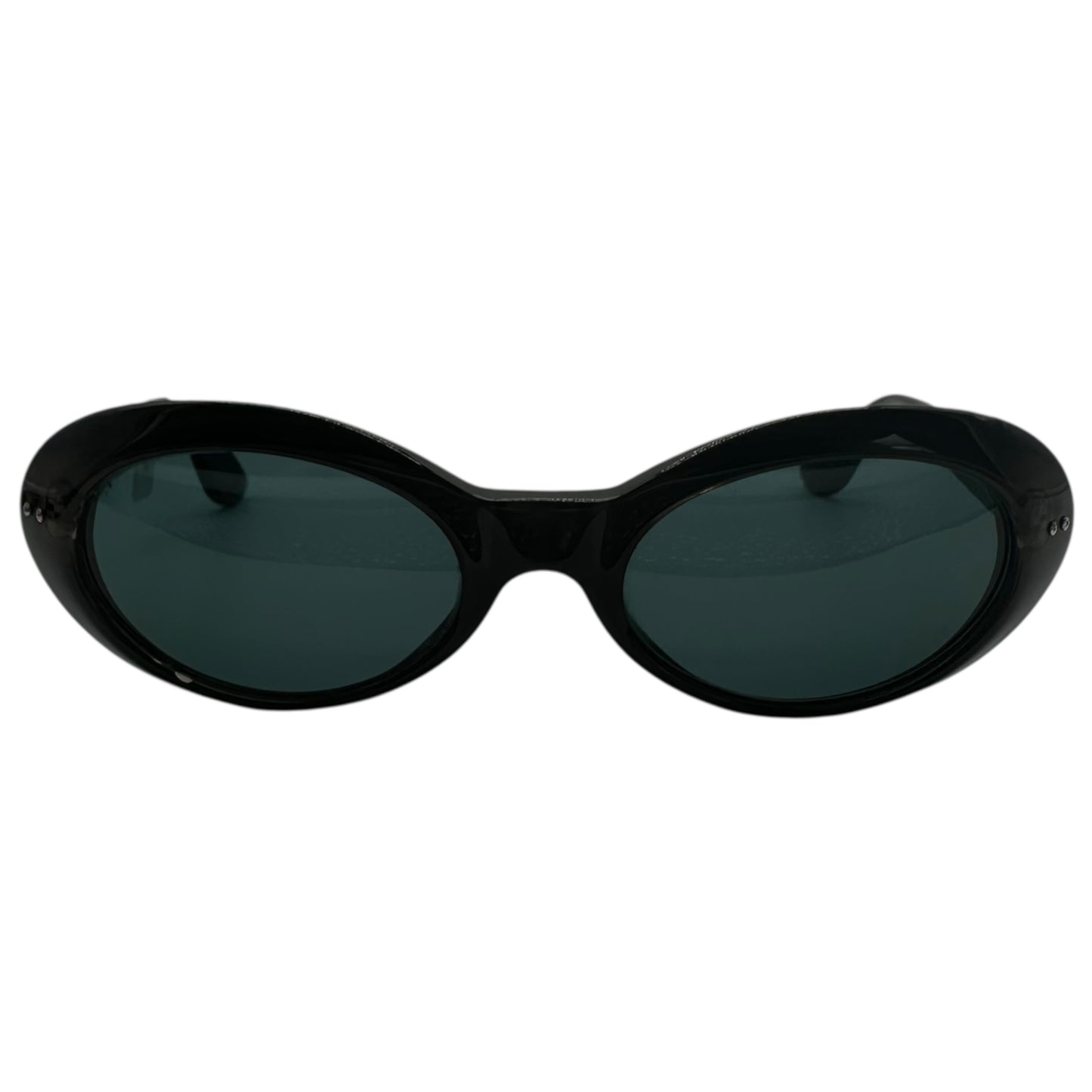 Gucci 90's Green/Black 2413 Oval Sunglasses - Outfit Repeater