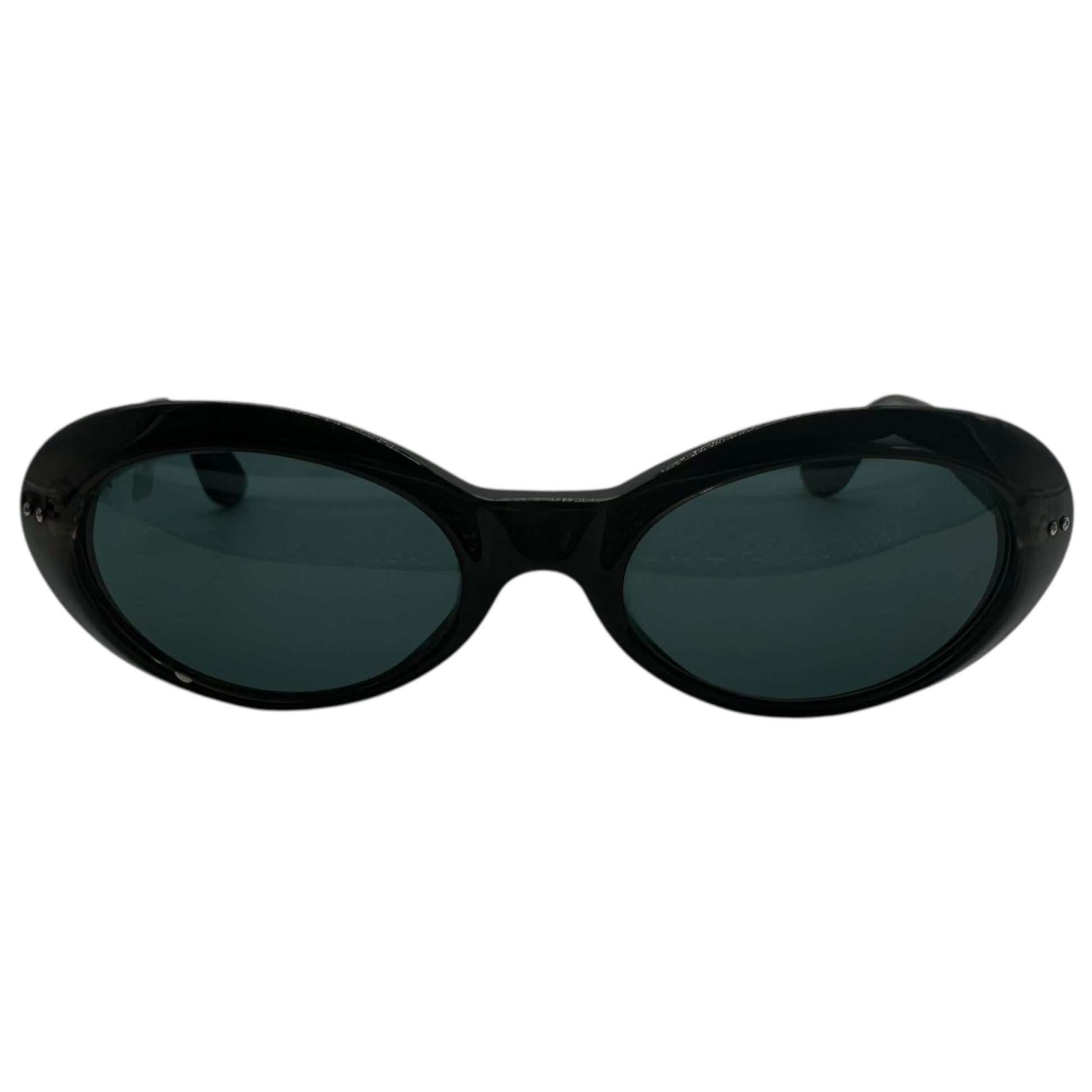 Gucci 90's Green/Black 2413 Oval Sunglasses - Outfit Repeater