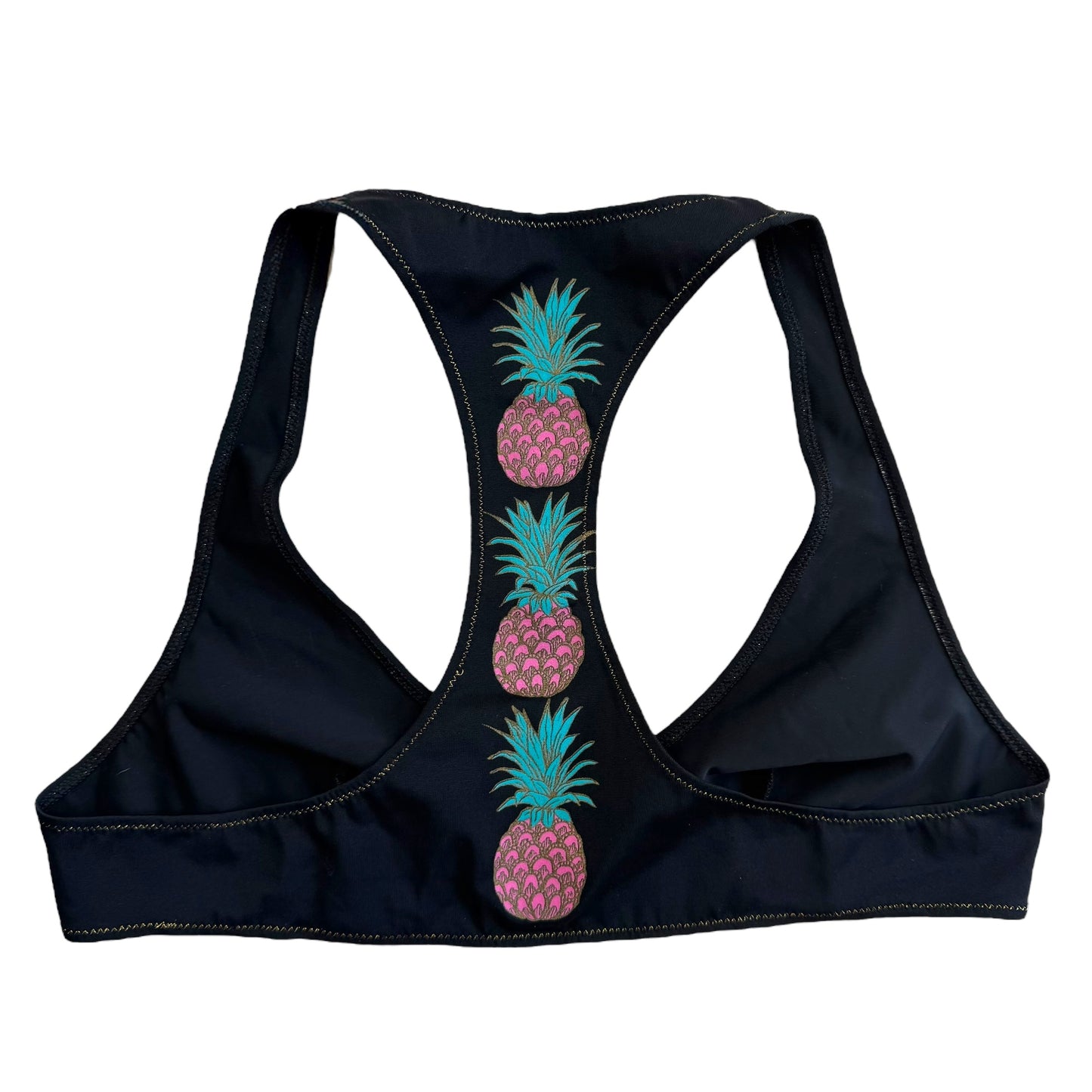Roberto Cavalli Class Pineapple Bikini & Micro Short Set