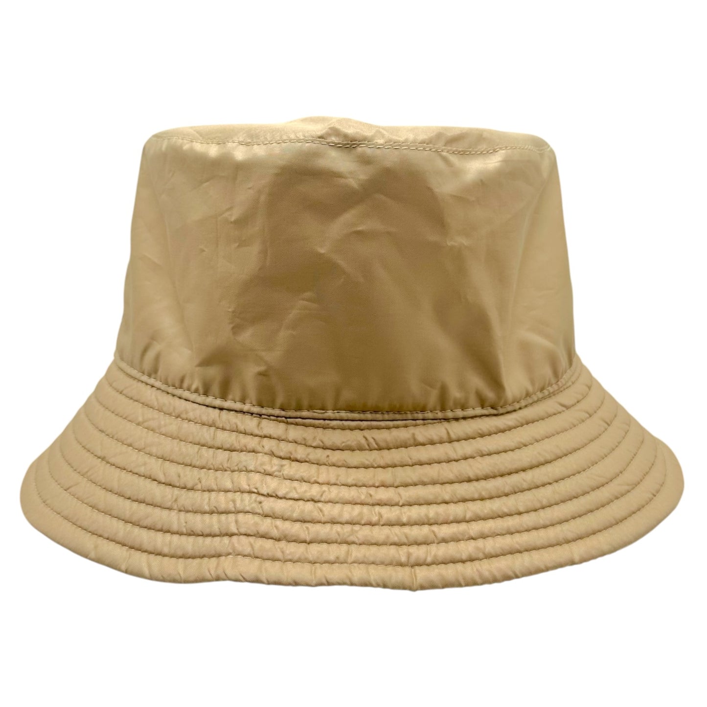 Christian Dior Tan & Black Embroidered Logo Crest Bucket Hat