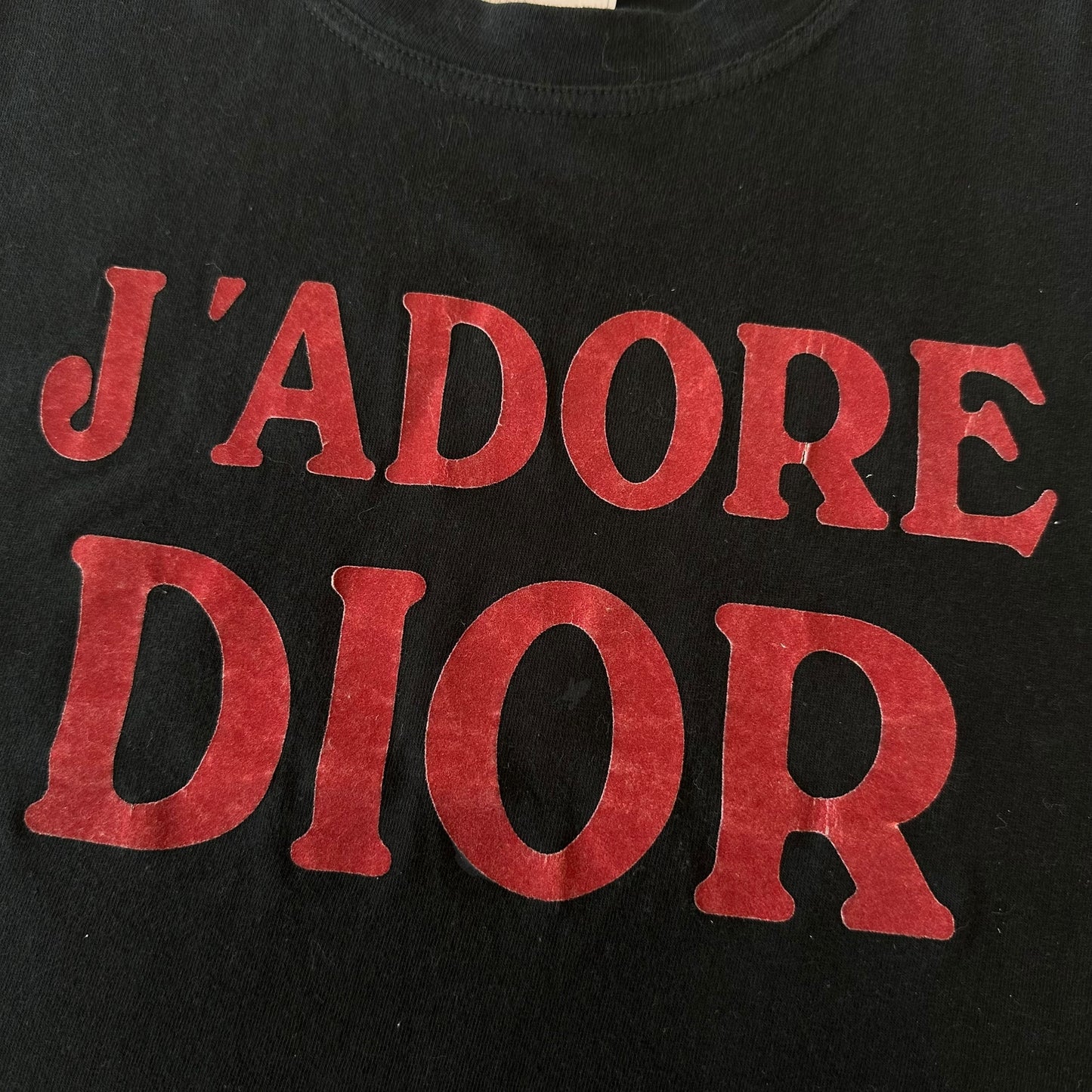 Christian Dior F/W 2002 J'Adore Dior Black & Red Tank Top - Outfit Repeater