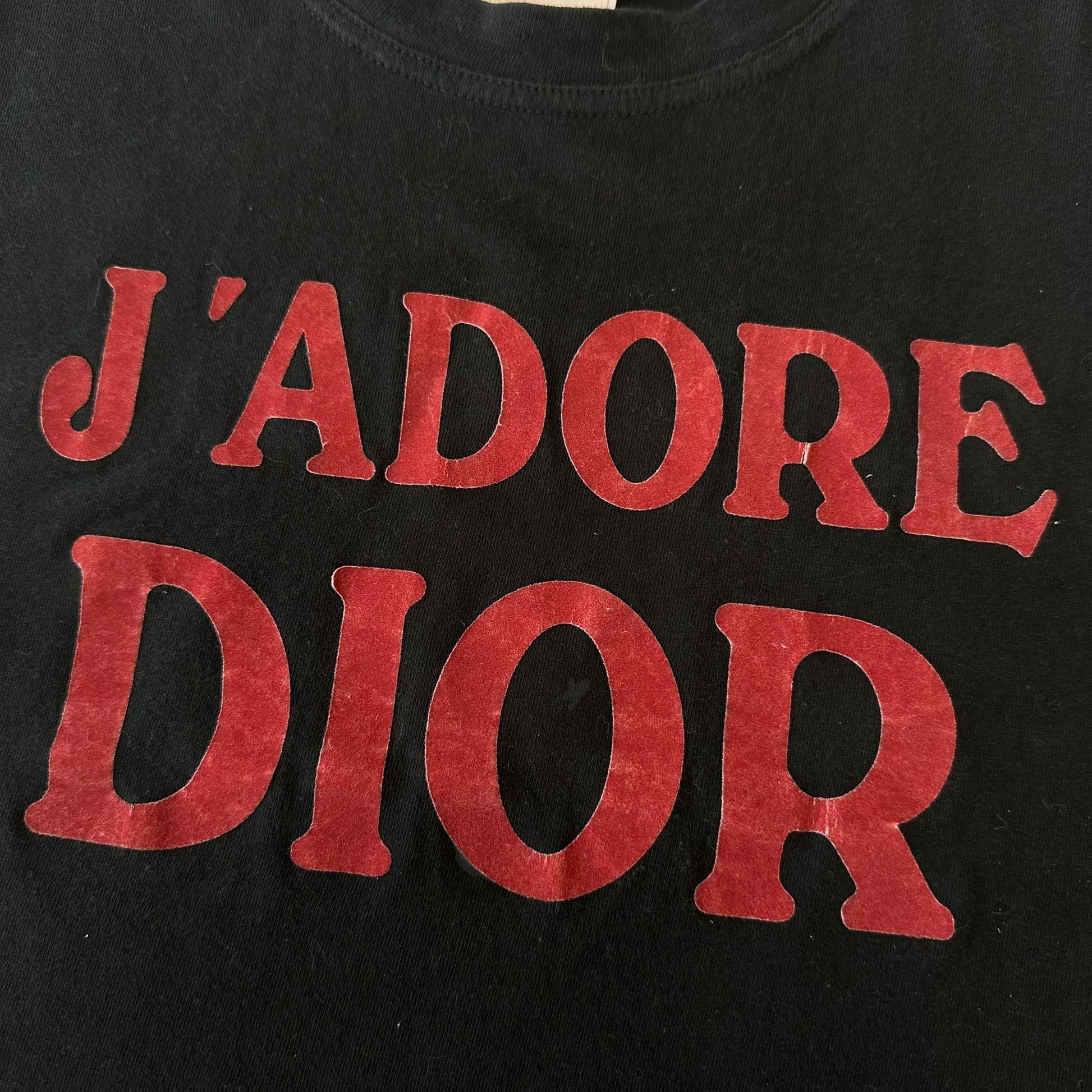 Christian Dior F/W 2002 J'Adore Dior Black & Red Tank Top - Outfit Repeater