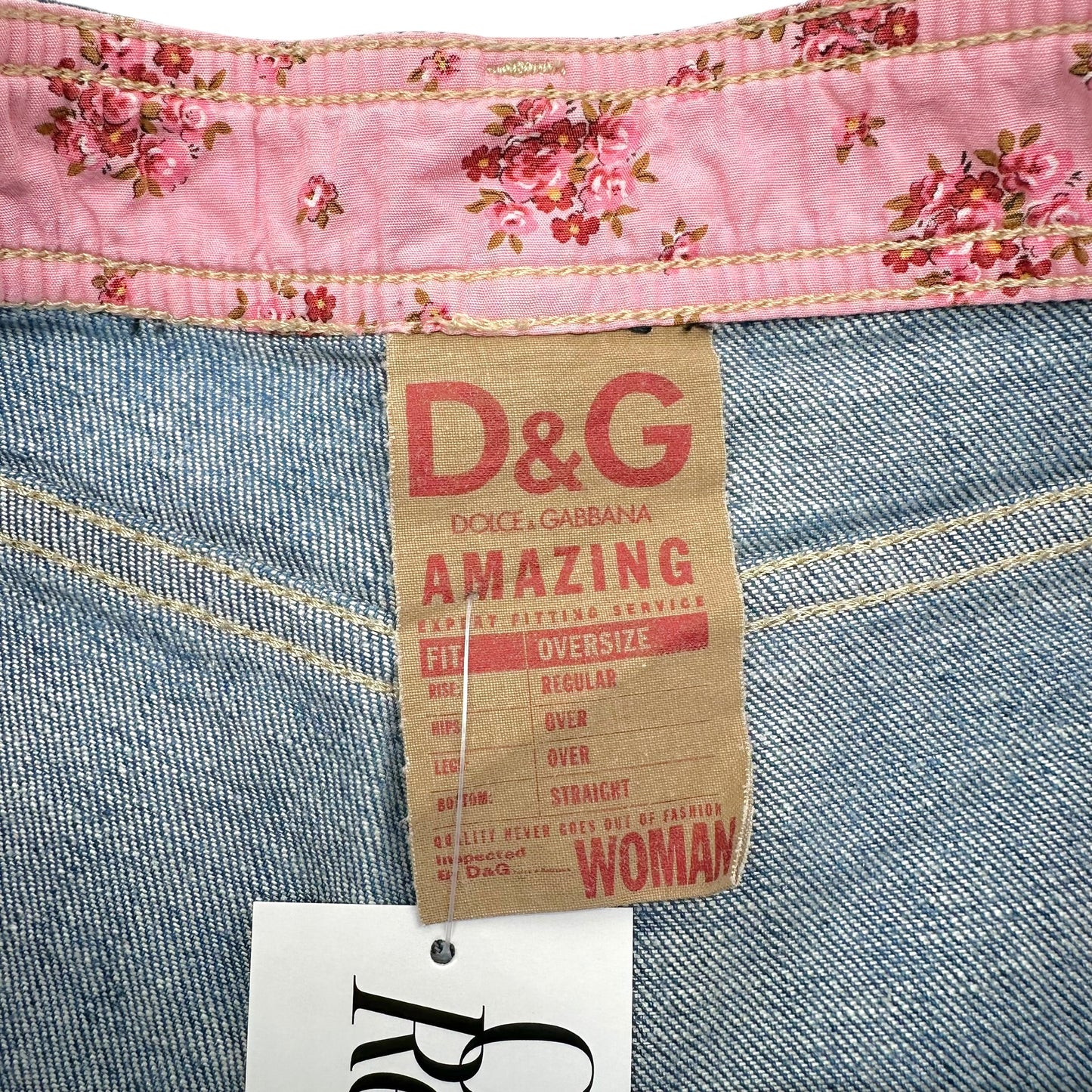 D&G Dolce & Gabbana Denim & Suede Feather Embellished Mini Shorts