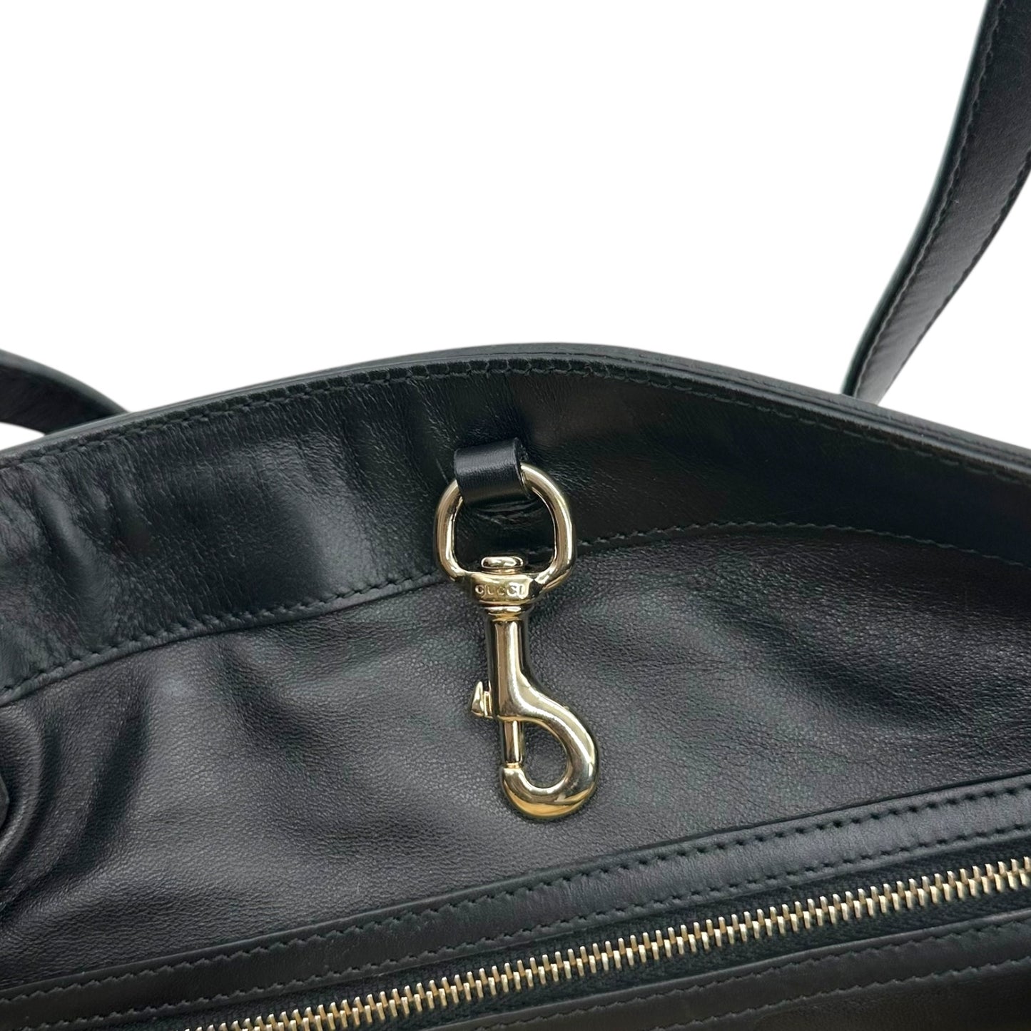 Gucci Leopard Print Ponyhair Tote Bag