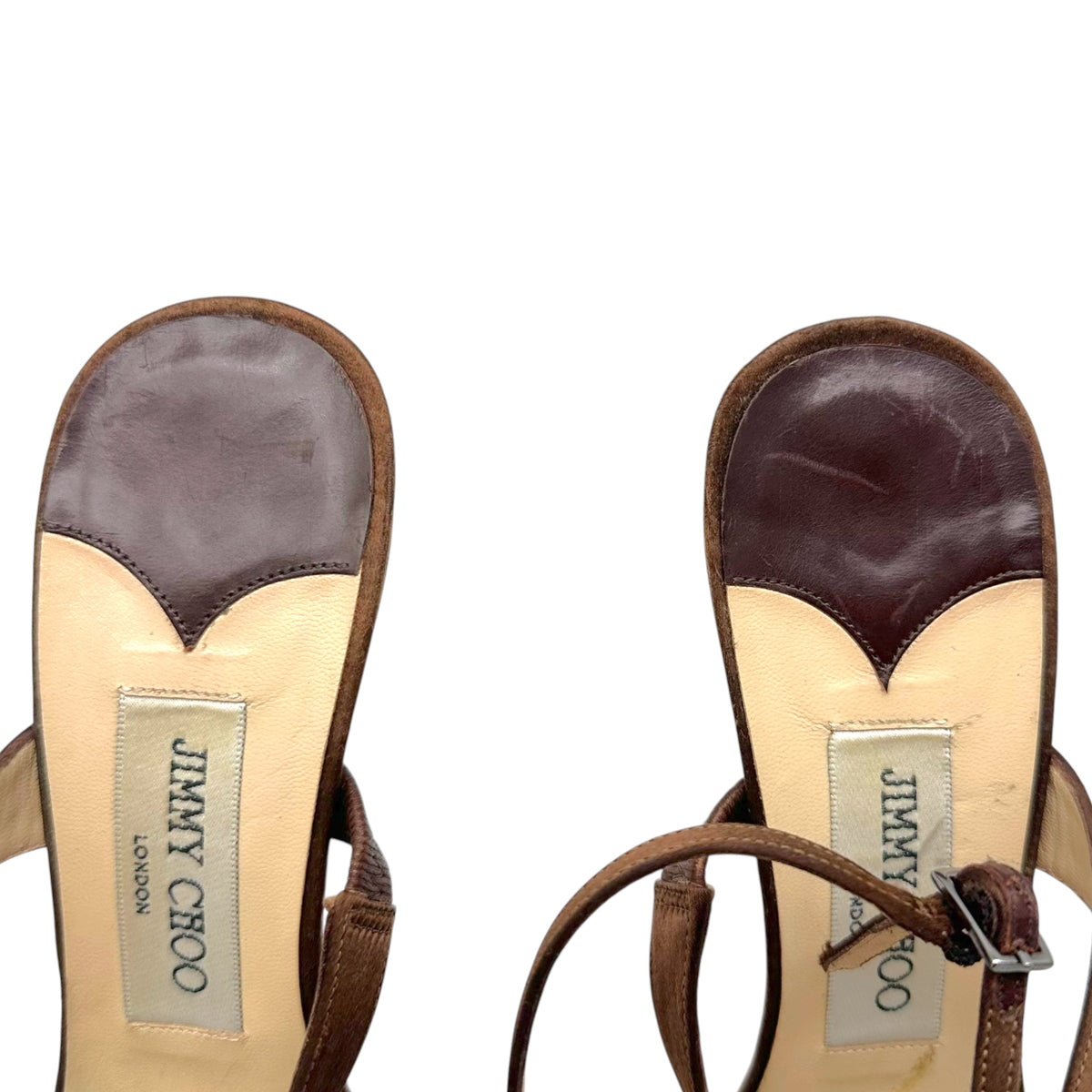 Jimmy Choo Turquoise Crystal Embellished Sandal Heels