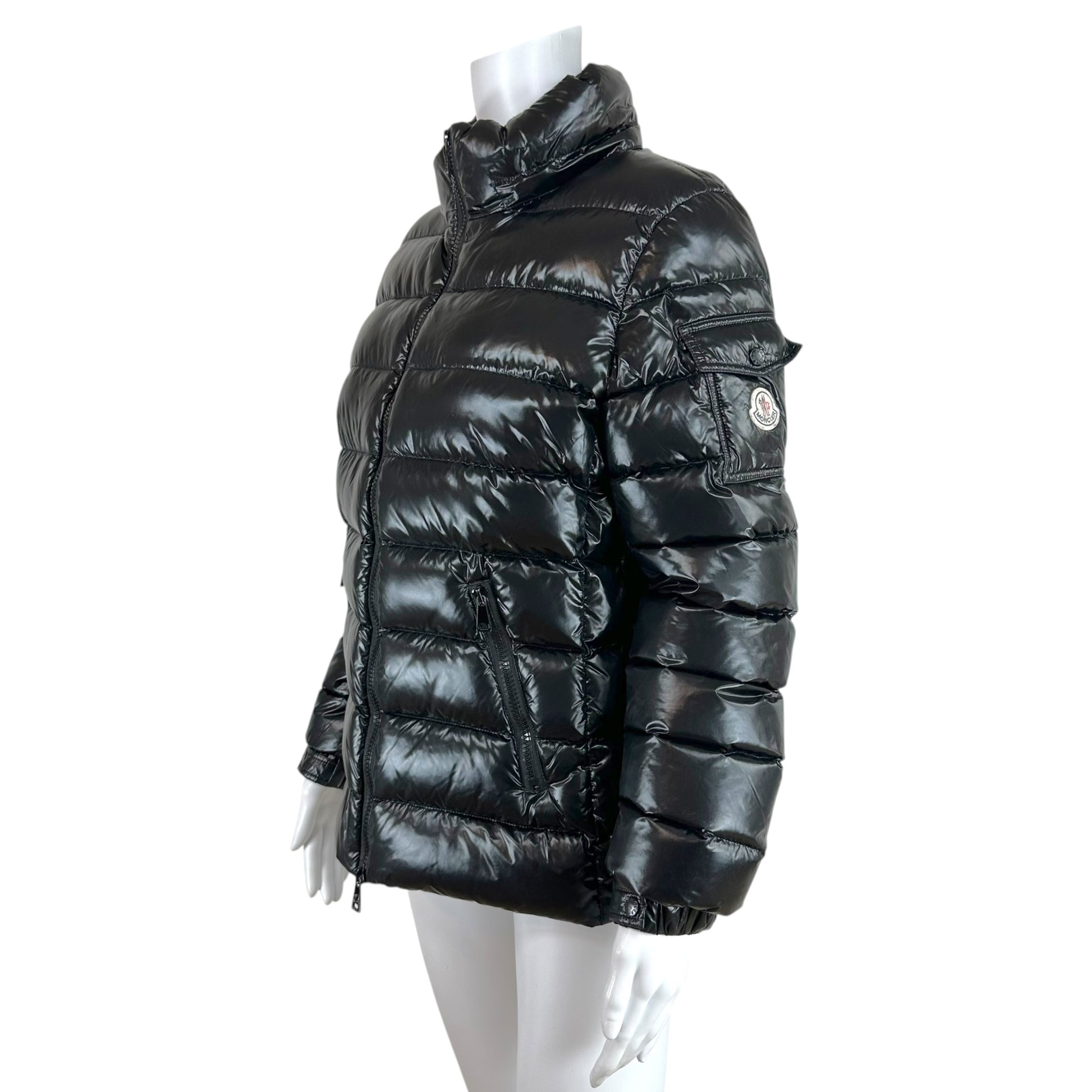 Moncler Black Down-Fill Puffer Coat