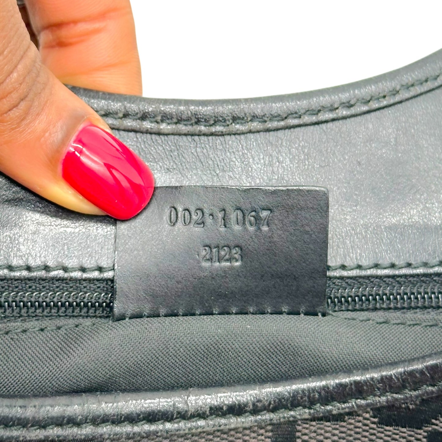Gucci Black XL Monogram Jackie Bag