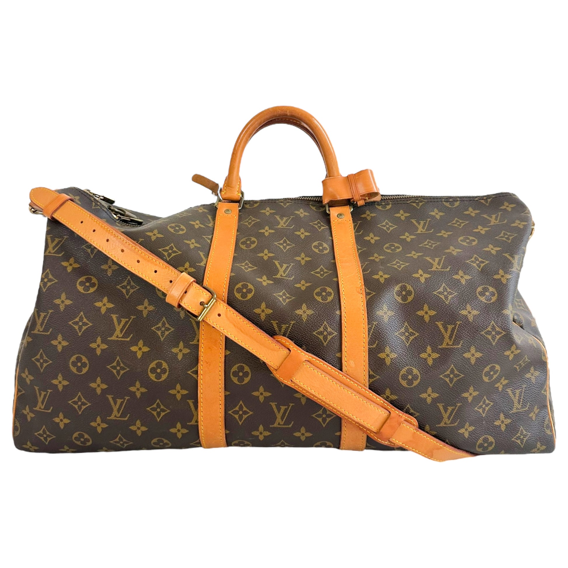 Louis Vuitton Monogram Bandouliere 55 Duffle Bag - Outfit Repeater