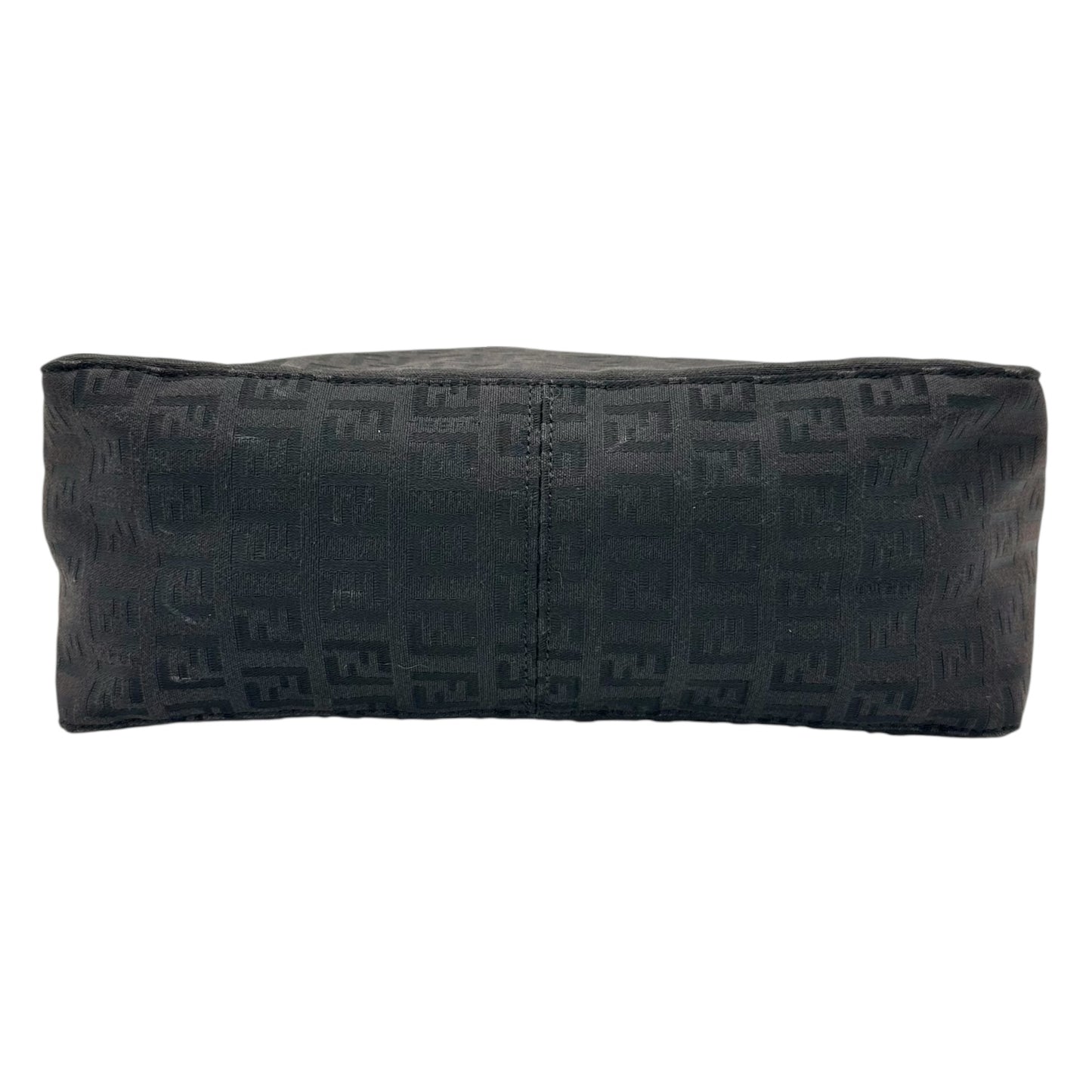Fendi Black Zucchino Monogram Pochette Shoulder Bag - Outfit Repeater