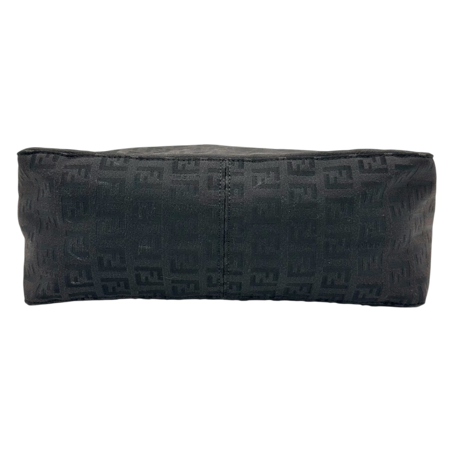 Fendi Black Zucchino Monogram Pochette Shoulder Bag - Outfit Repeater