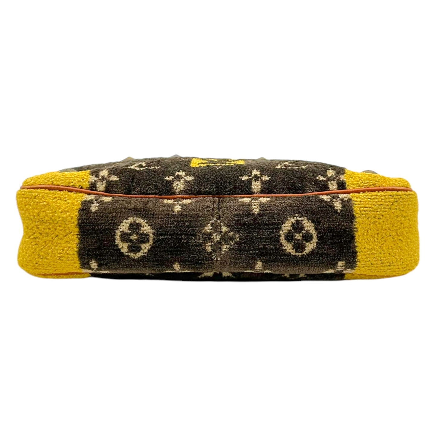 Louis Vuitton Brown & Gold Trompe L'oeil Studded Pochette Bag