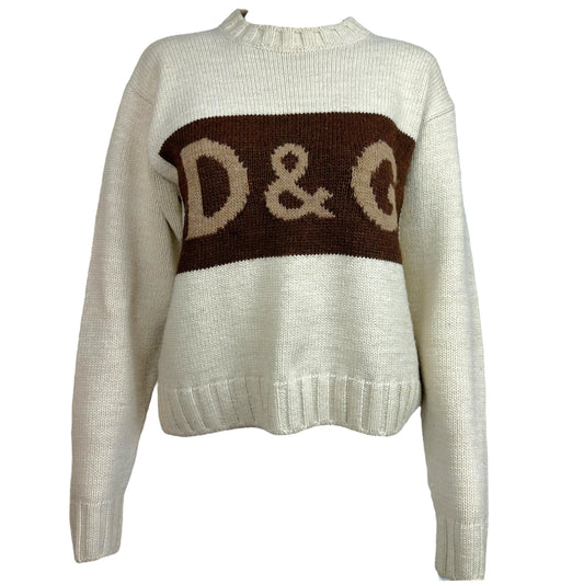 D&G Dolce & Gabbana Wool Logo Sweater - Outfit Repeater