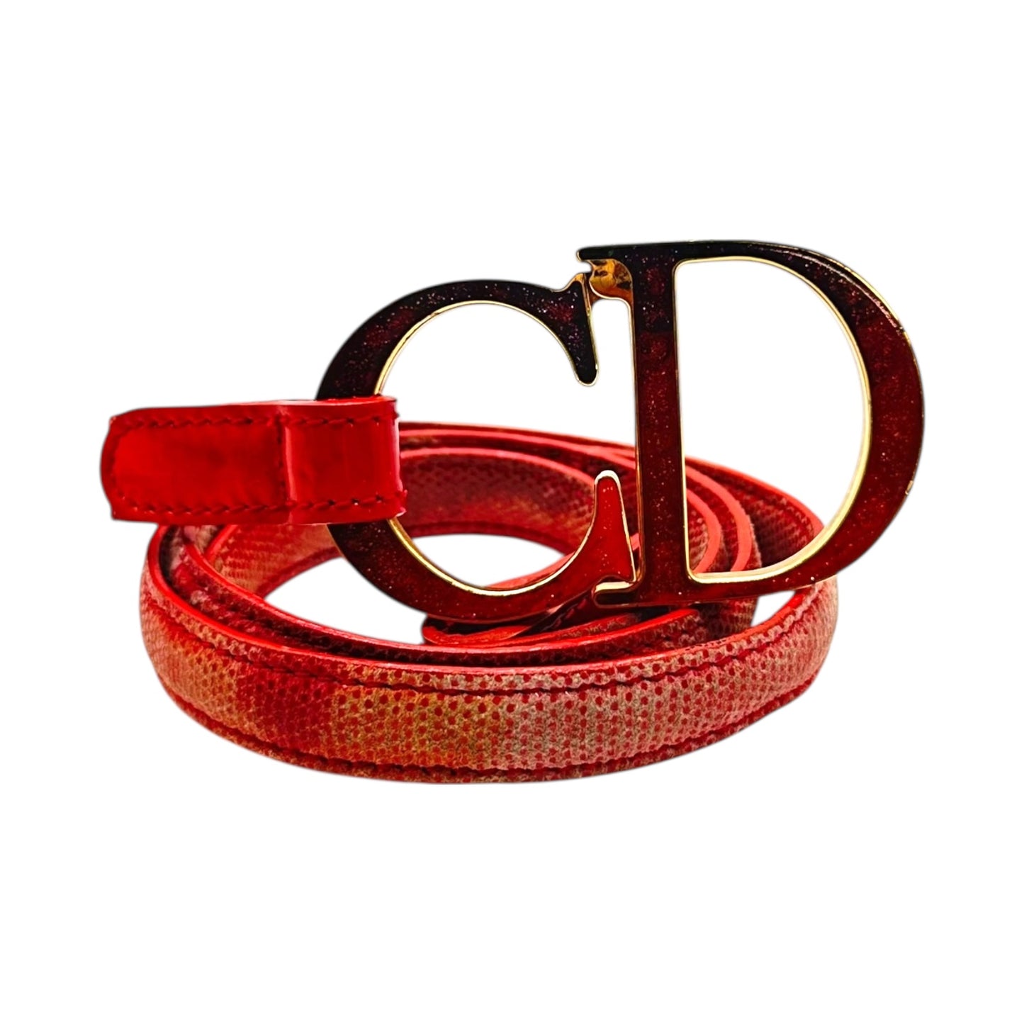 Dior by John Galliano Logo Belt