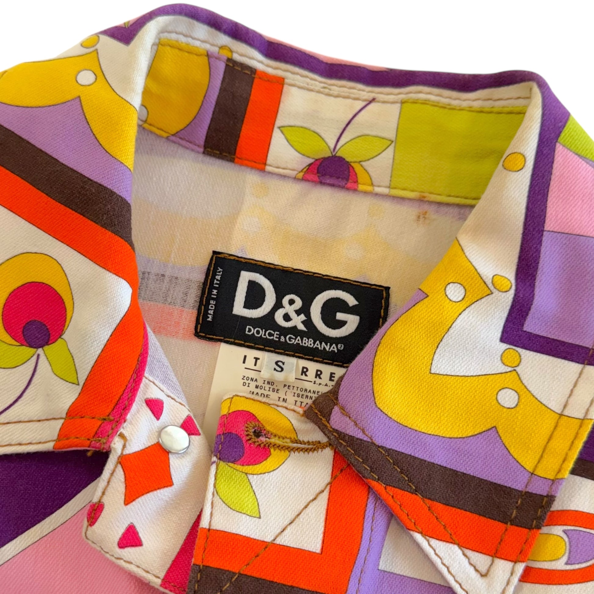 Dolce & Gabbana Multicolor Printed Jacket Pants Set