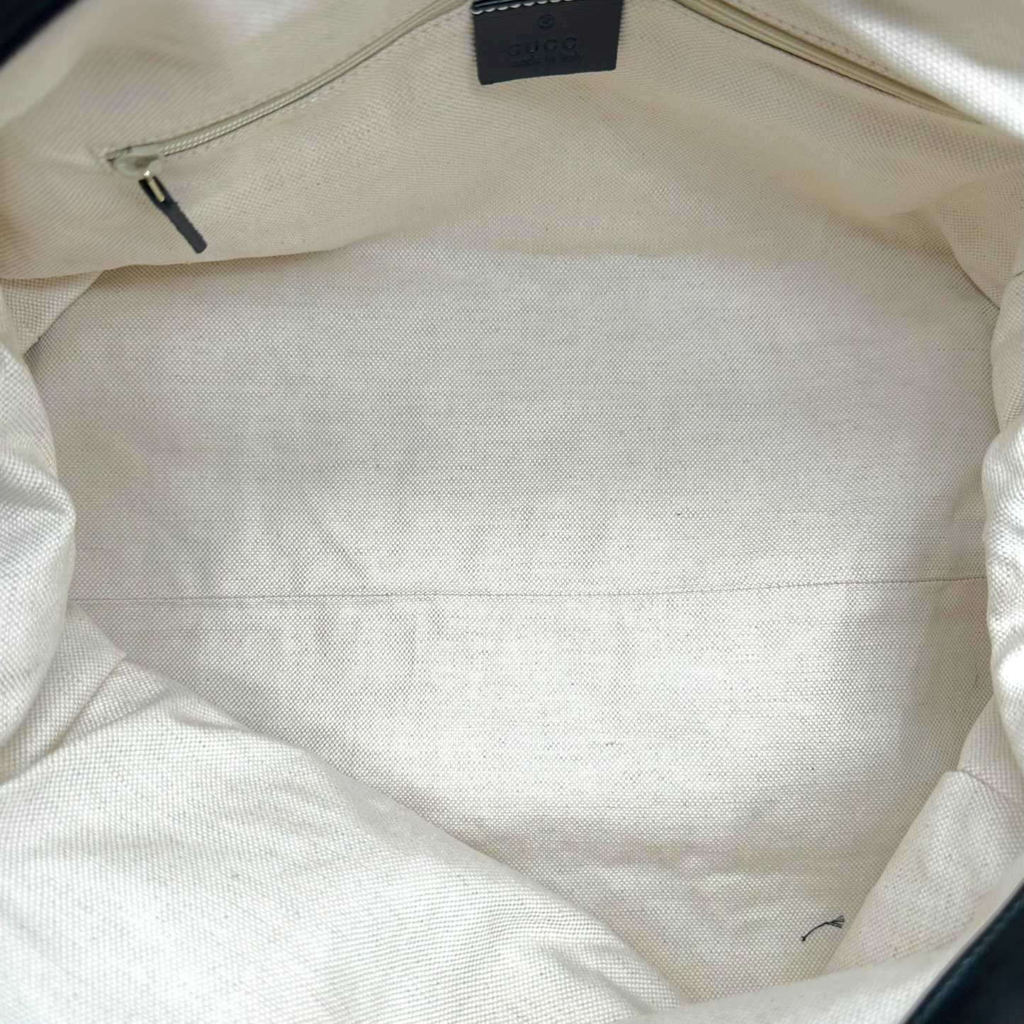 Gucci Black Monogram Canvas 2-Way Bowler Bag