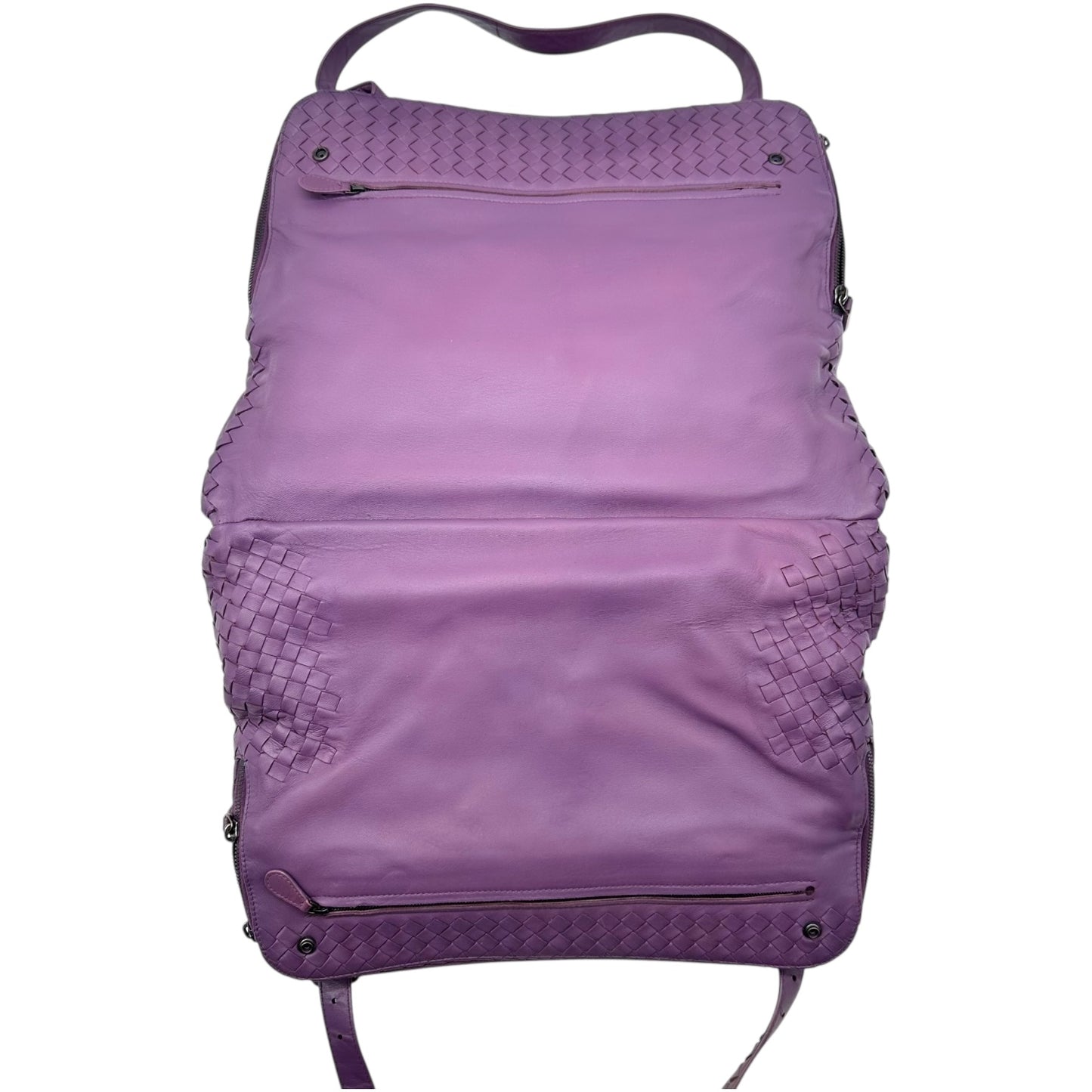 Bottega Veneta Purple Intrecciato Tote Bag - Outfit Repeater