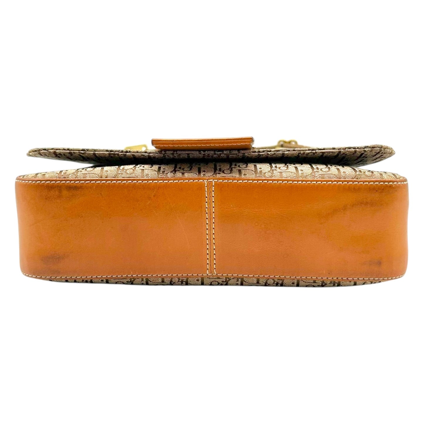 Christian Dior Crossbody Bag Tan Trotter Monogram