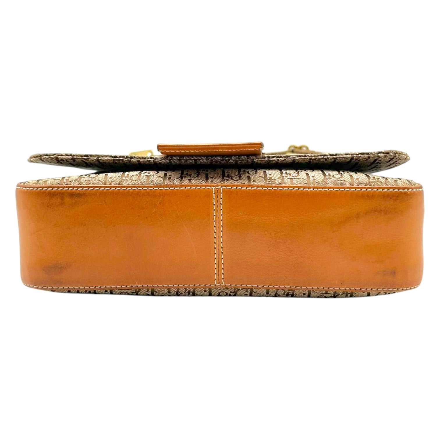 Christian Dior Crossbody Bag Tan Trotter Monogram