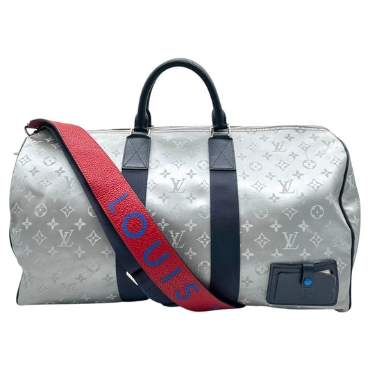 Louis Vuitton 3M Monogram Satellite Bandouliere 50 Duffle Bag - Outfit Repeater