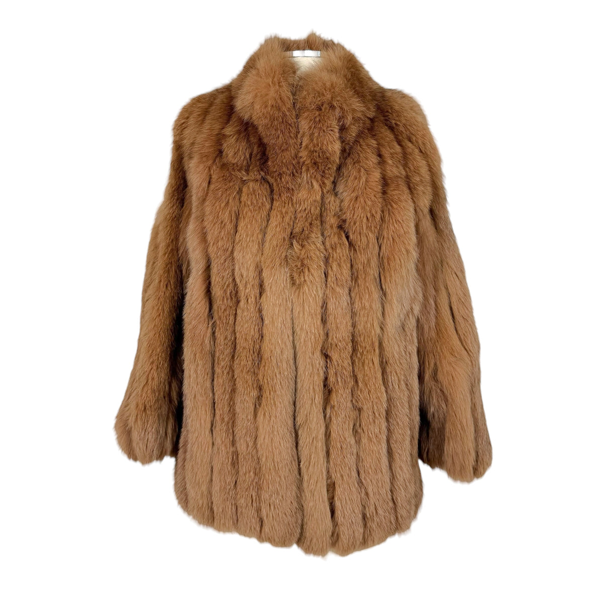 Moonbat Brown Fox Fur Coat