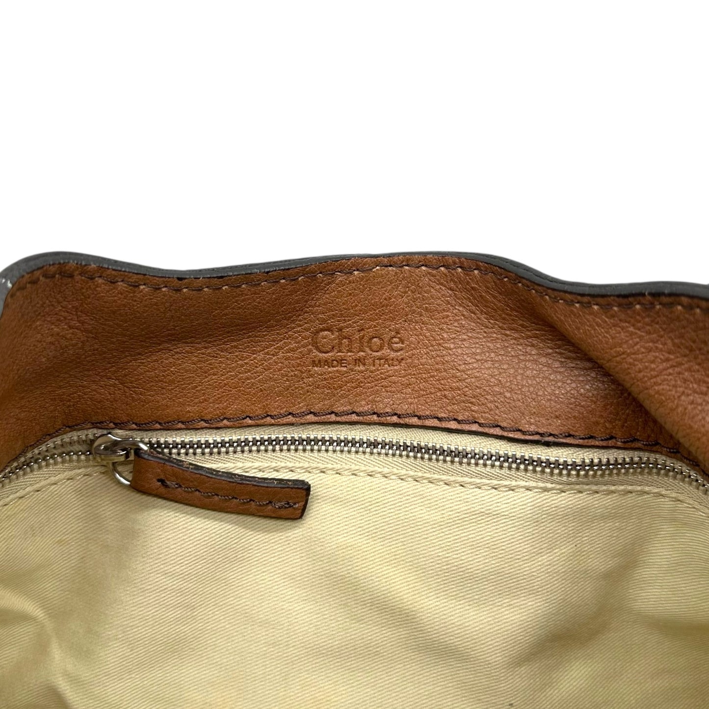 Chloé Brown Leather Paddington Hobo Bag