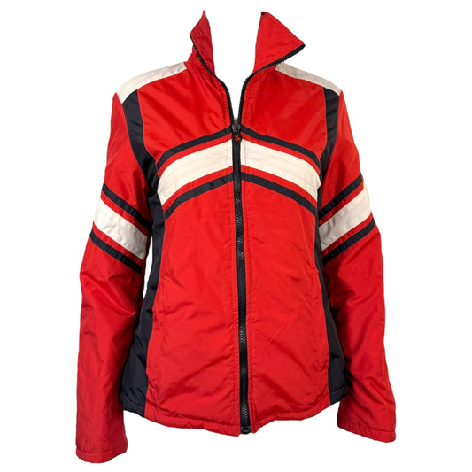 D&G Dolce & Gabbana Red Puffer Moto Jacket - Outfit Repeater