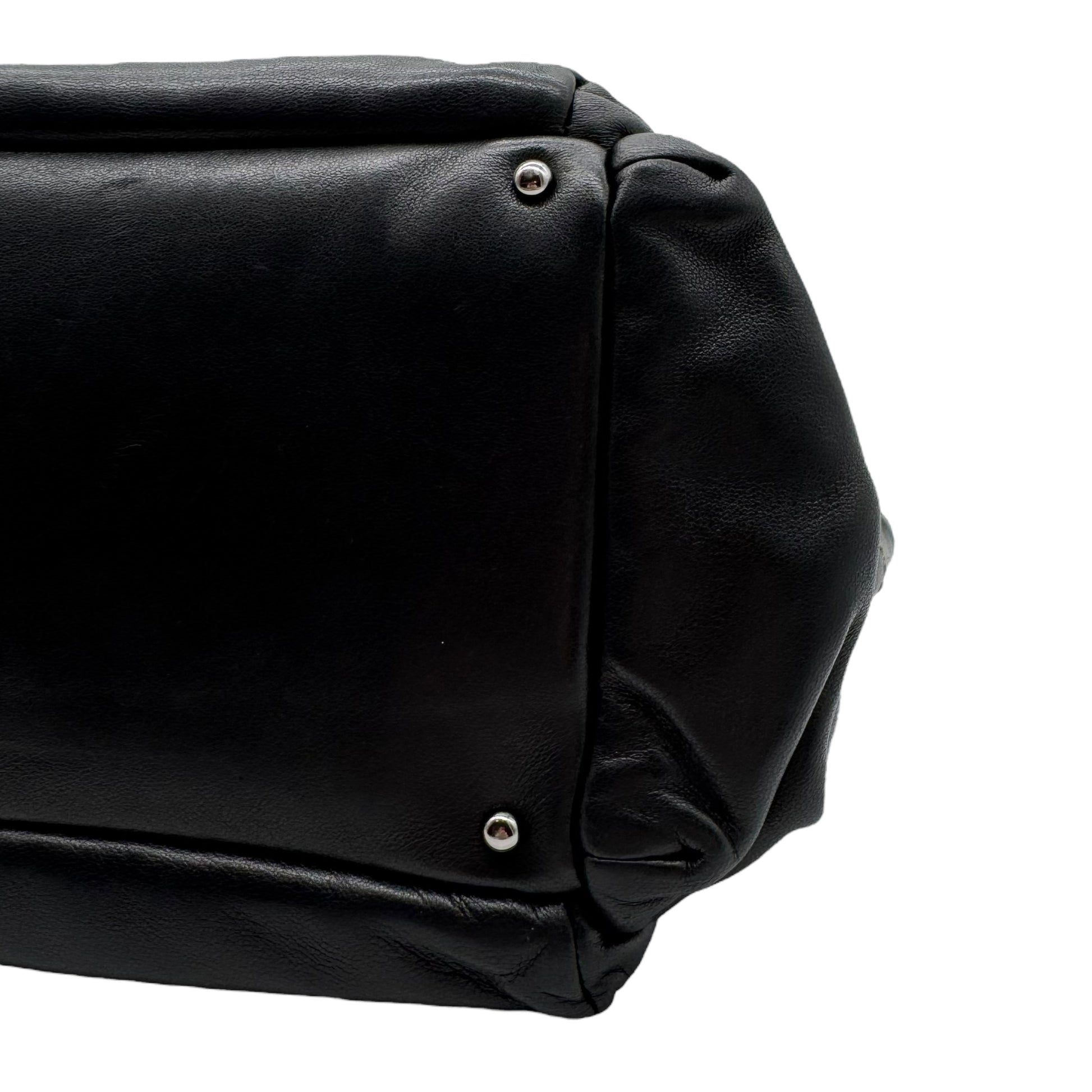 Chanel Black Lambskin LAX Accordion Shoulder Bag 2004-05 - Outfit Repeater