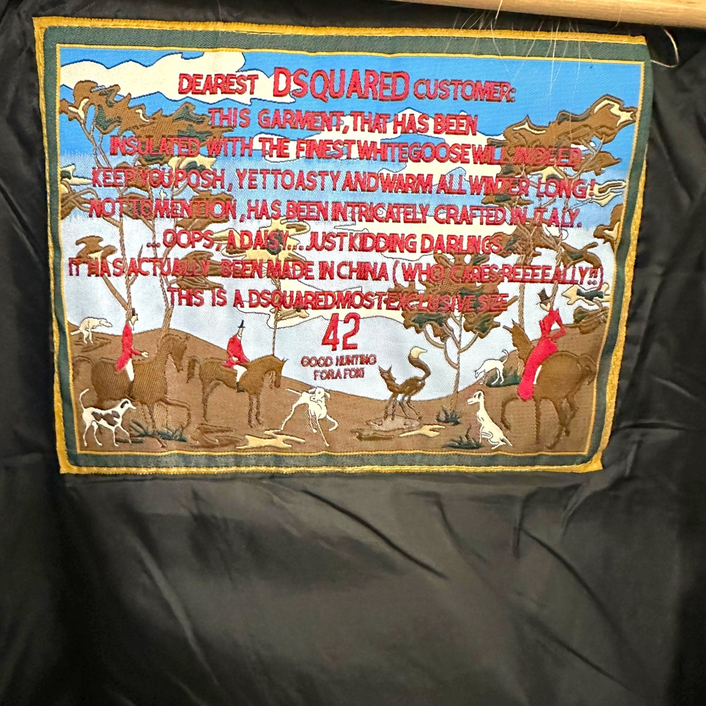 Dsquared2 Black Cropped Fur Hood Jacket - Outfit Repeater