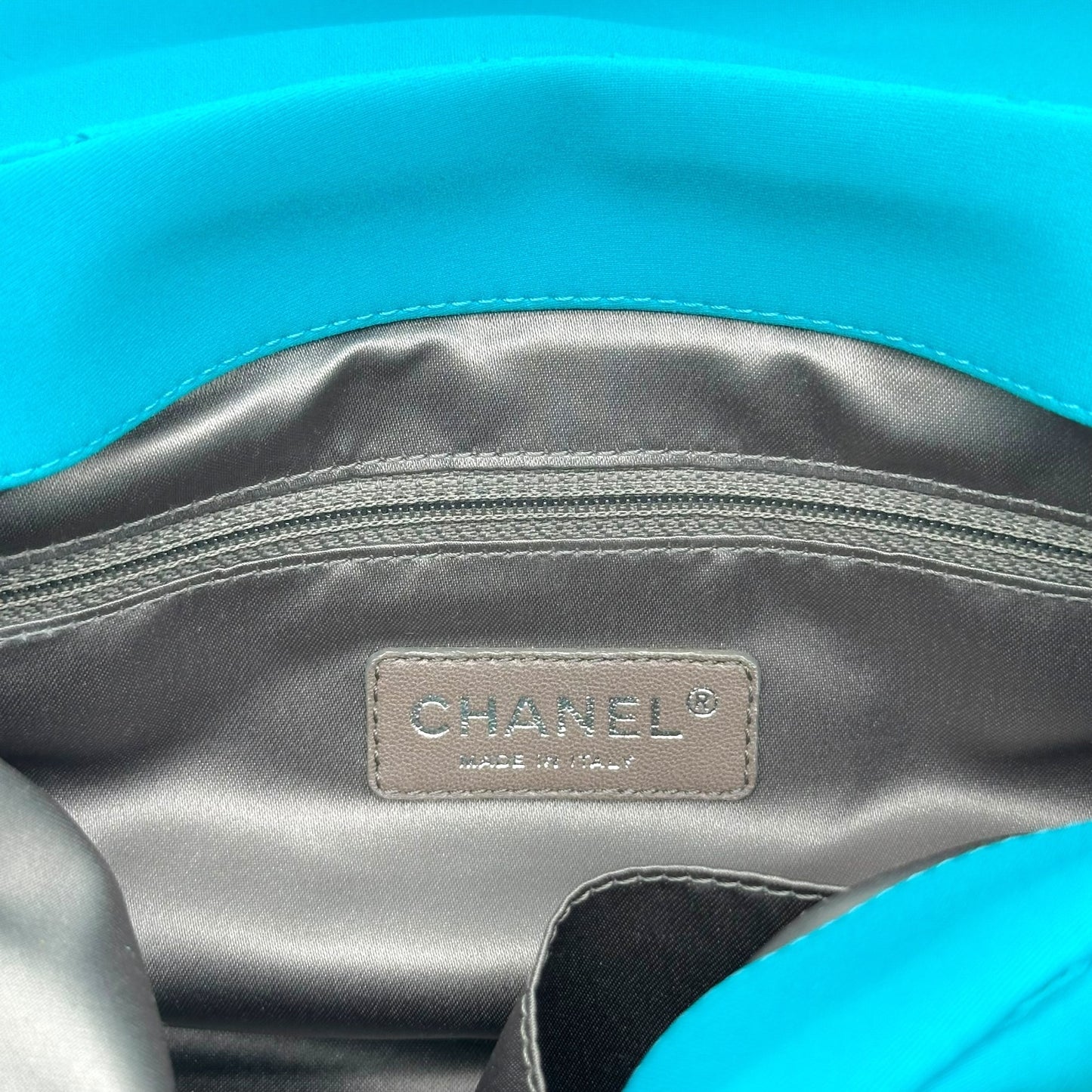 Chanel Turquoise Bubble Quilted Shoulder Bag 2008-09
