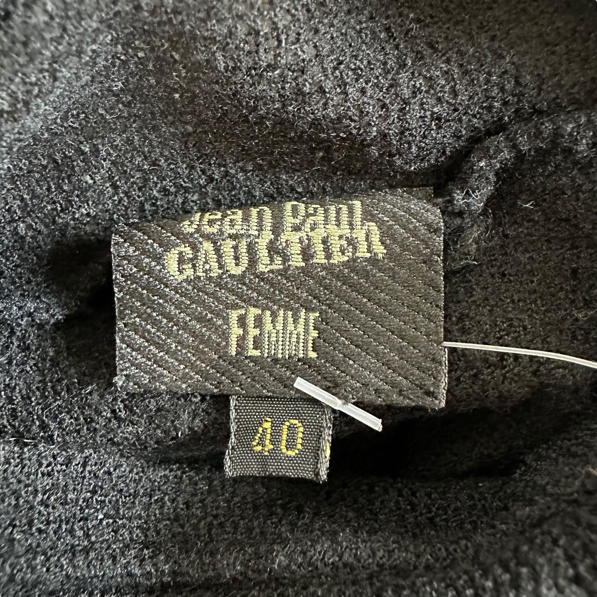 Jean Paul Gaultier Black Semi-Sheer Sleeveless Turtleneck - Outfit Repeater