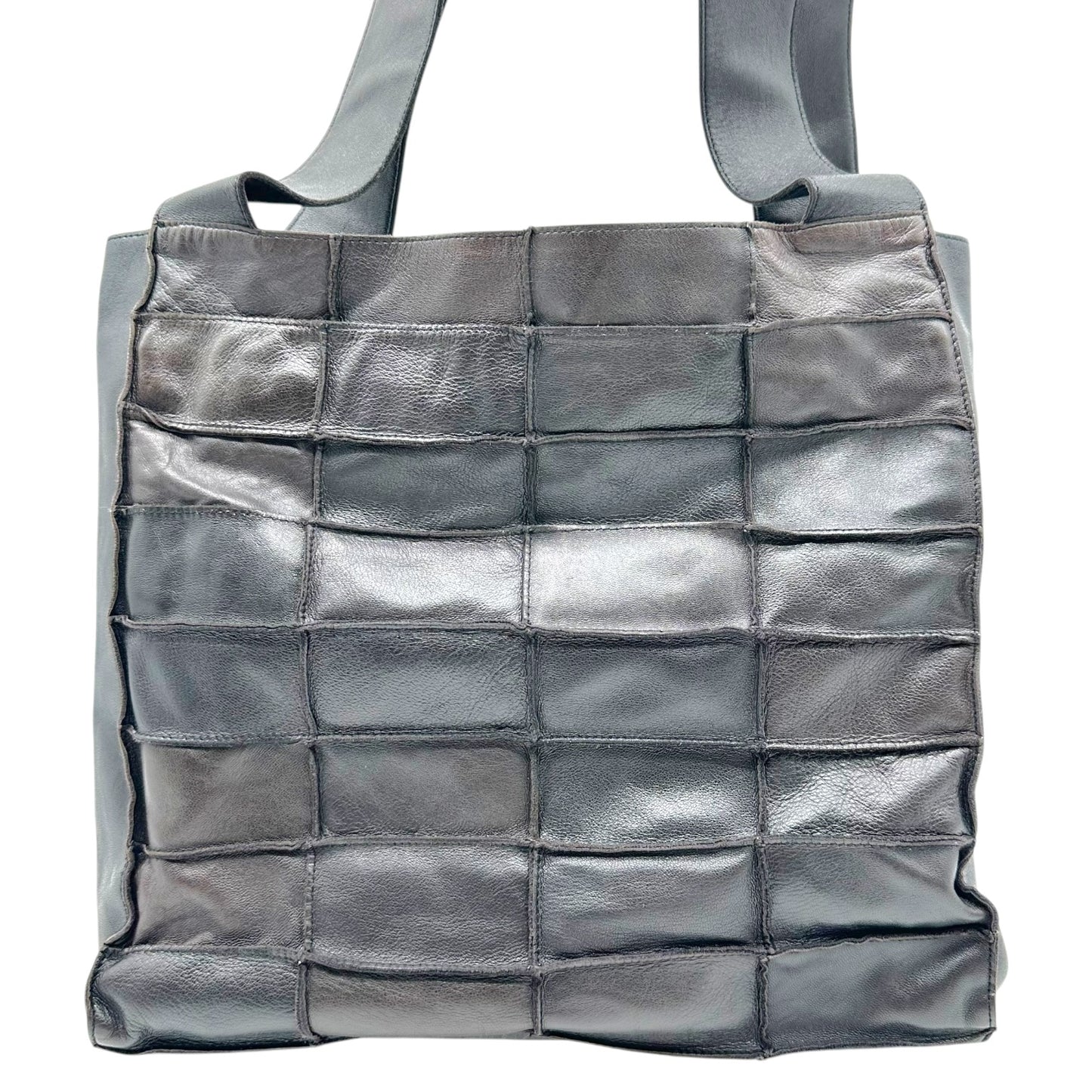 Chanel Black Patchwork Lambskin Leather Tote Bag 1997-99