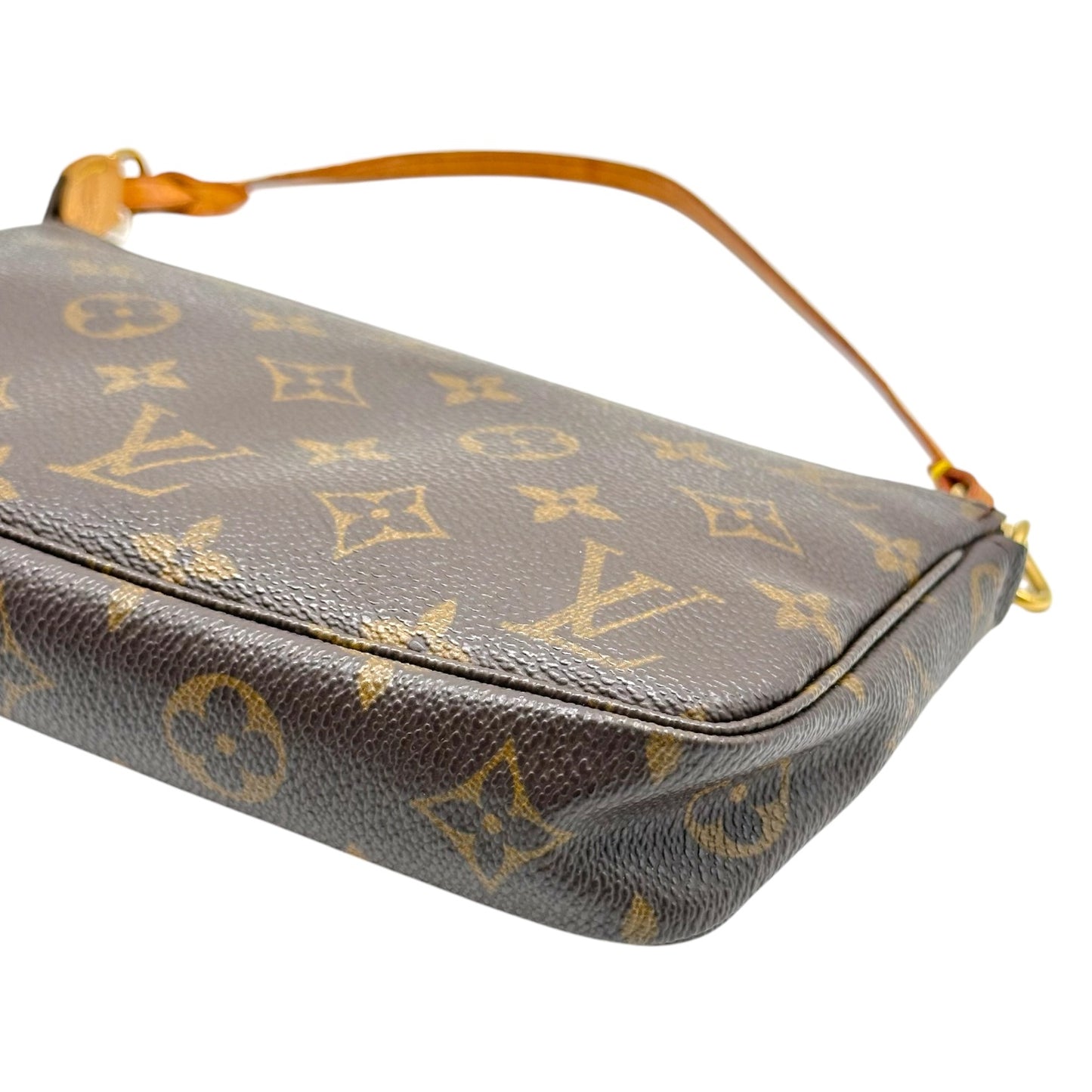Louis Vuitton Brown Classic Monogram Pochette Bag
