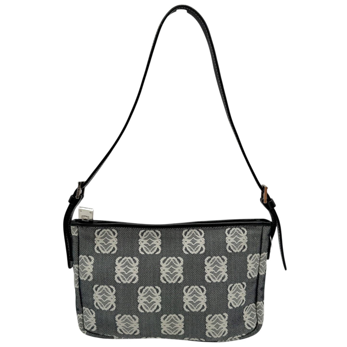 Loewe Navy Blue Anagram Monogram Pochette Bag - Outfit Repeater