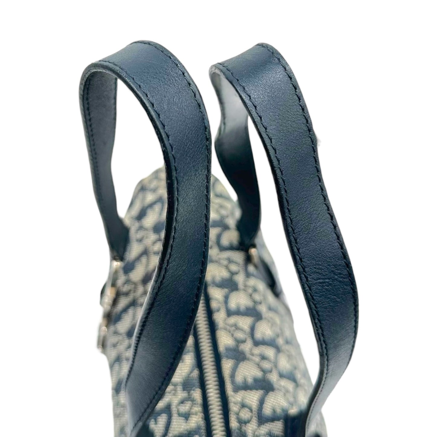 Christian Dior Navy Blue Trotter Monogram Shoulder Bag