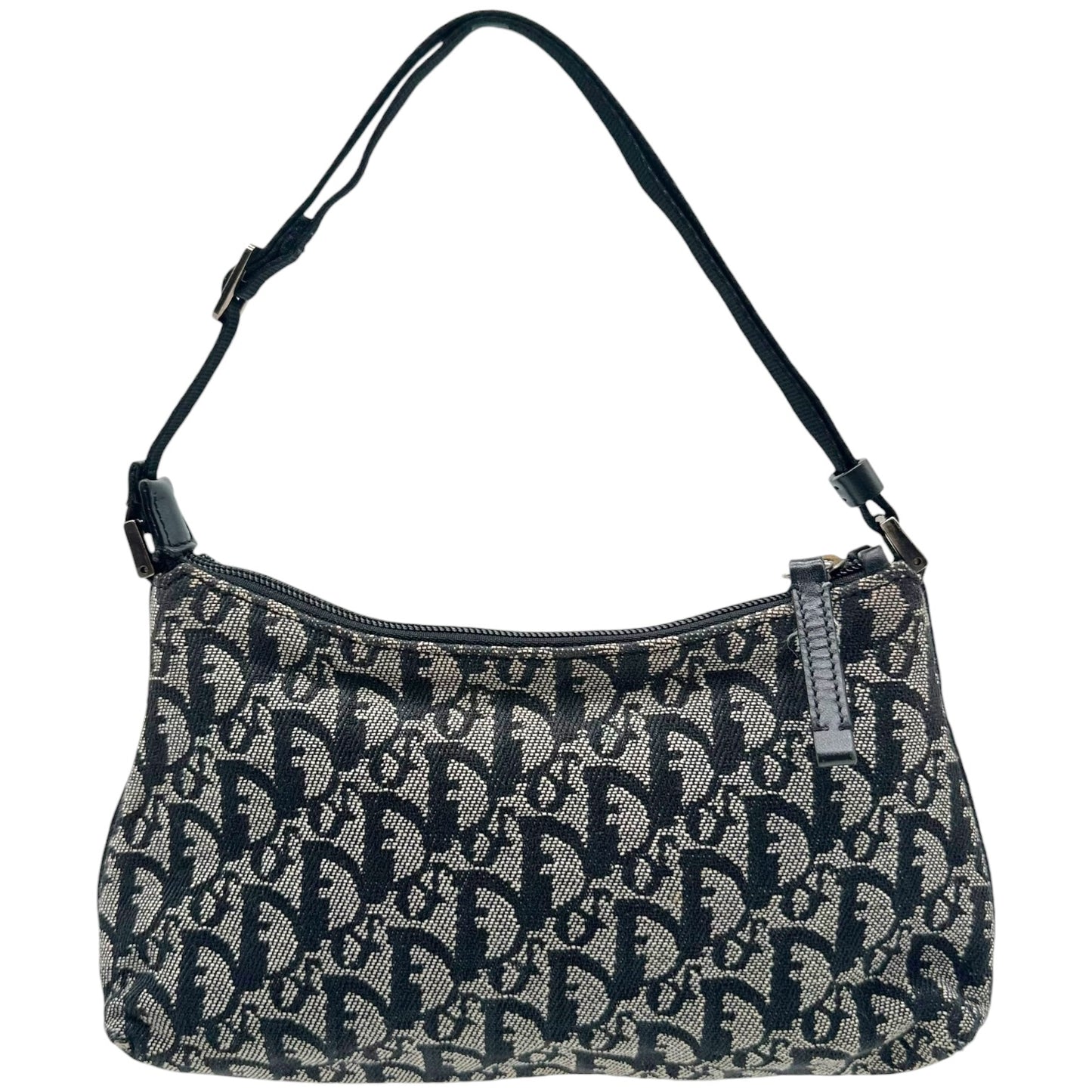 Christian Dior Shoulder Bag Black Trotter Monogram