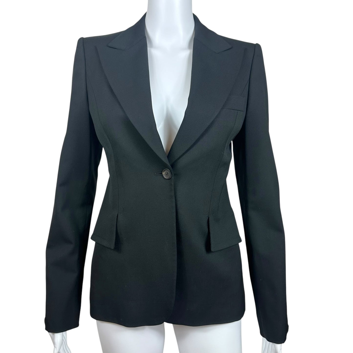 Gucci F/W 2003 Black Wool Blazer - Outfit Repeater